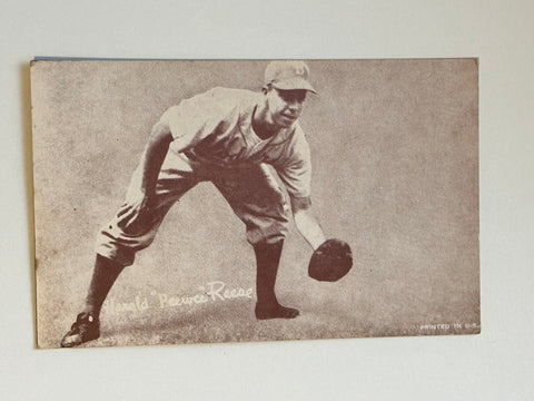 1947-1966 Pee Wee Reese exhibit baseball card