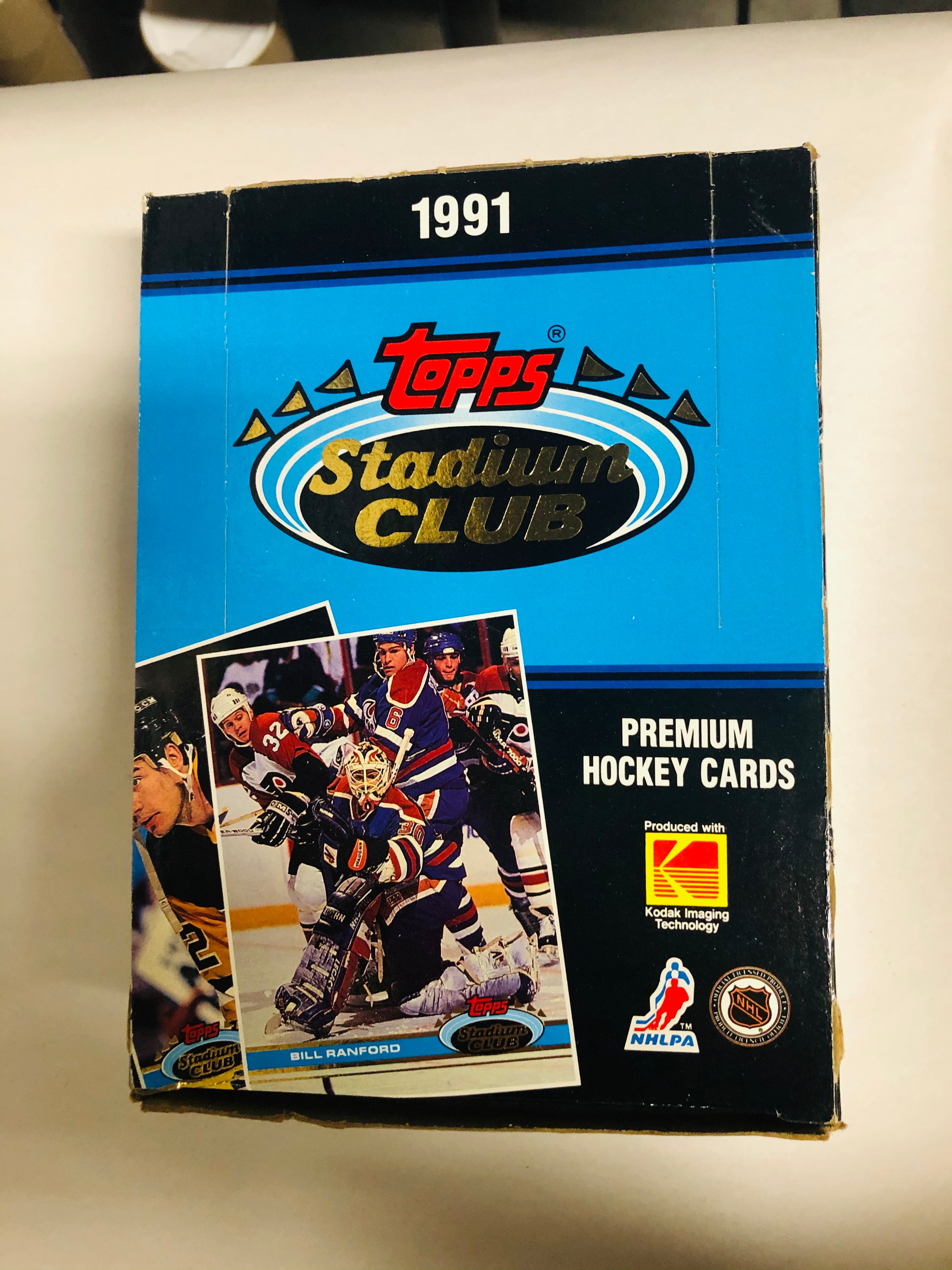 1991 Topps Stadium club hockey cards 36 packs box