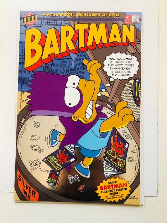 The Simpsons Bartman #1 high grade comic book