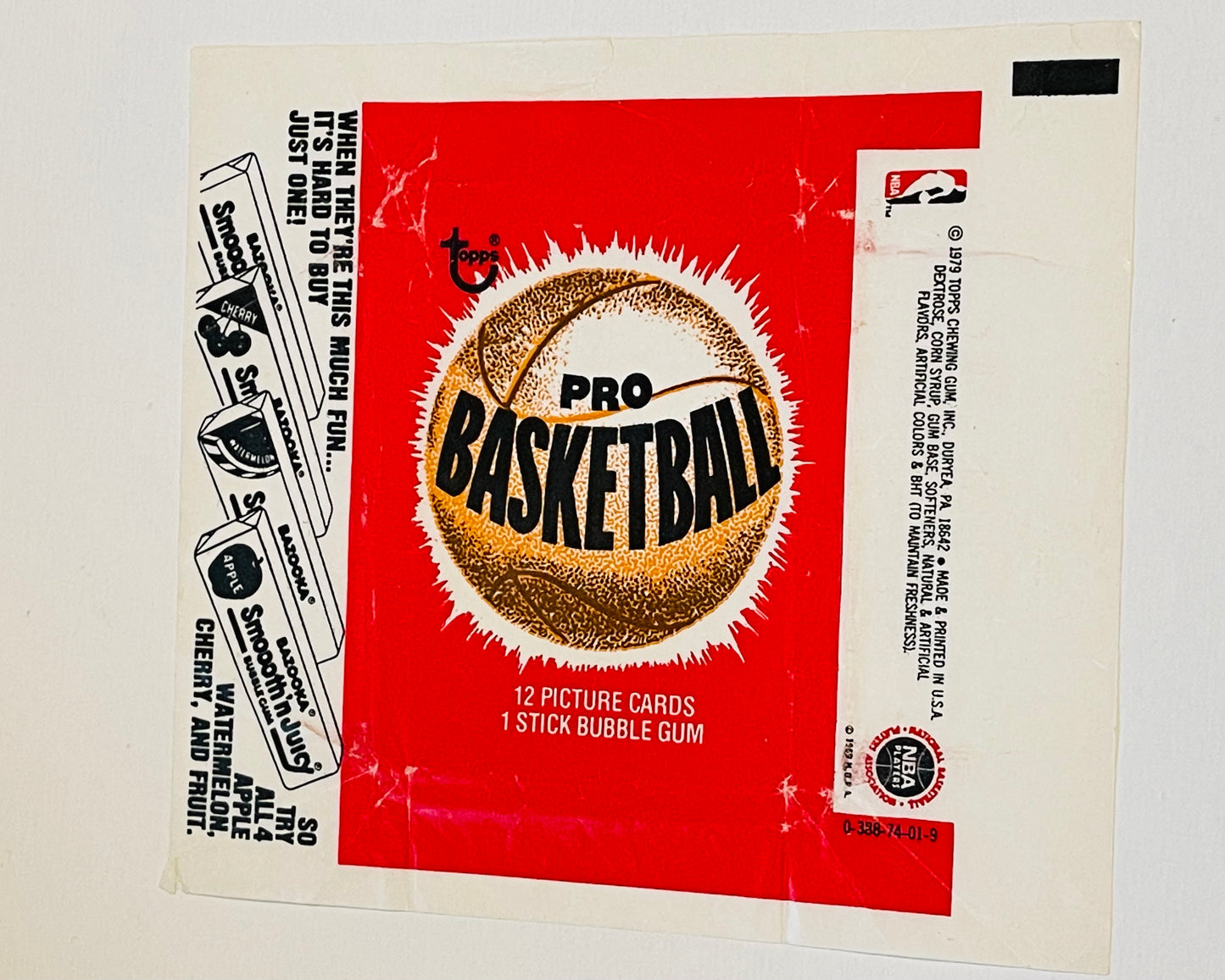 1979 NBA basketball wrapper