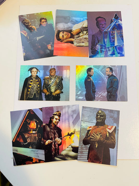 Babylon 5 Prismatic foil insert cards set 1995