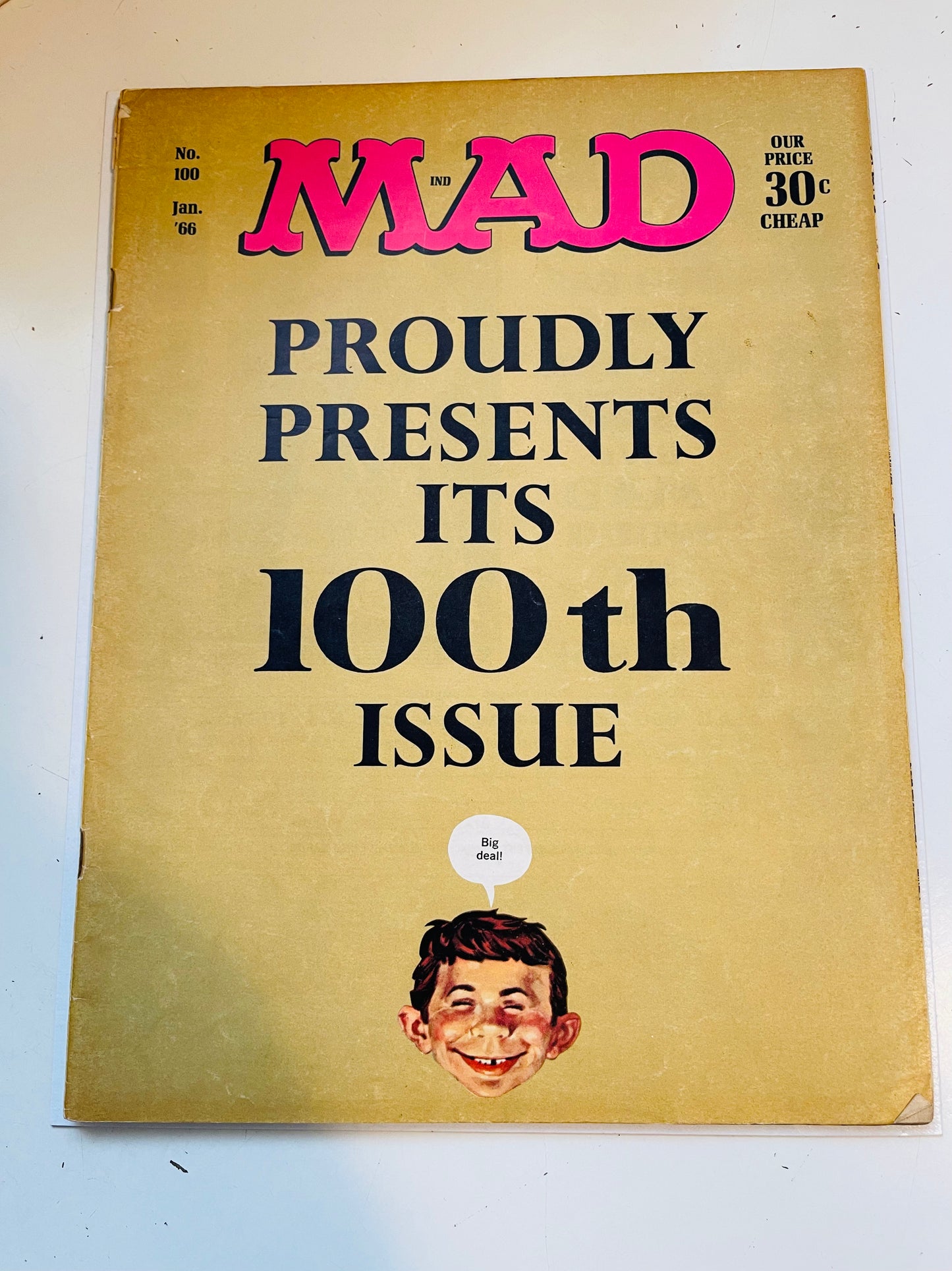 Mad Magazine #100 vintage magazine 1966