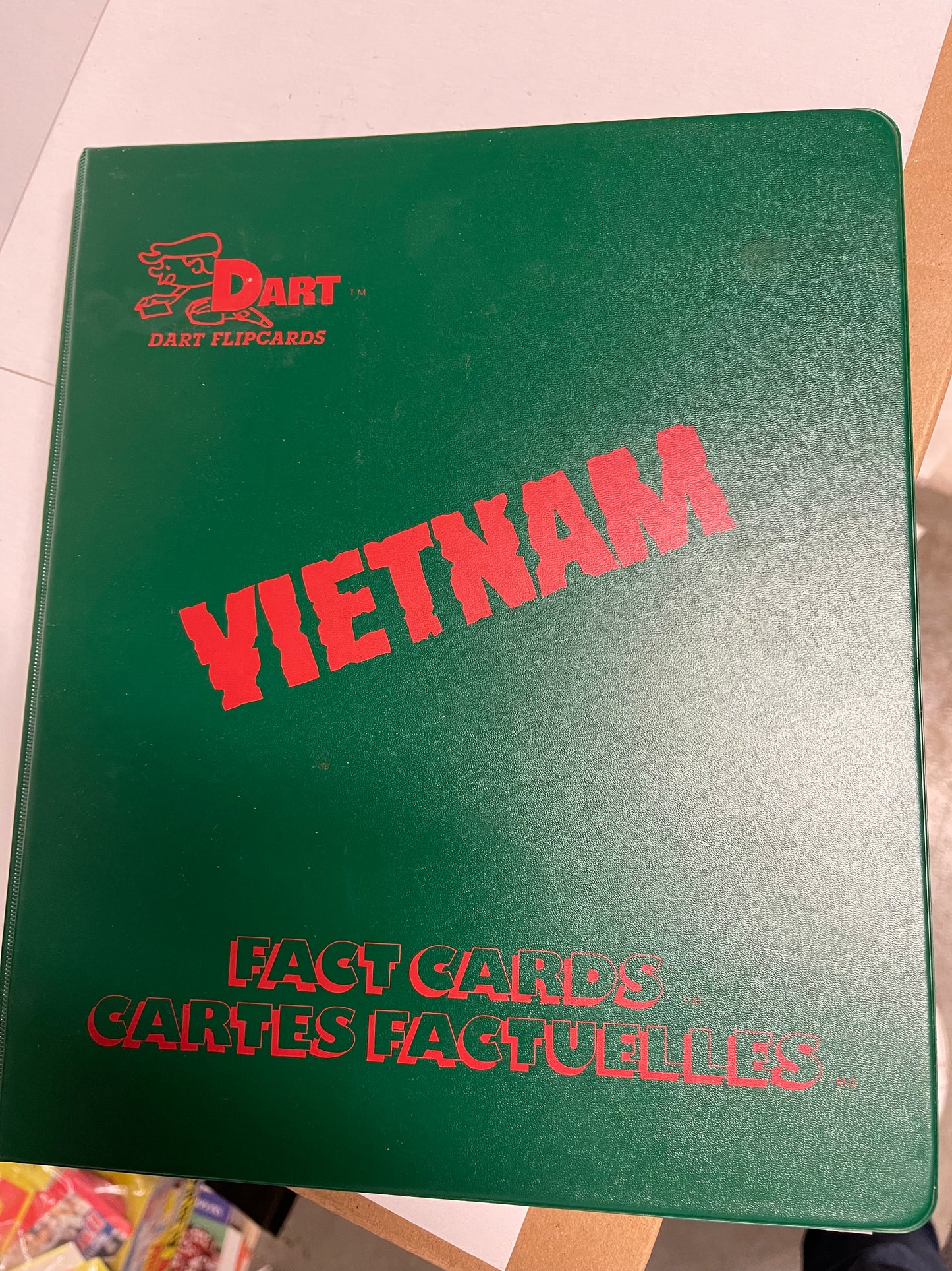 Vietnam Dart series 1 cards set in pages and factory binder 1991