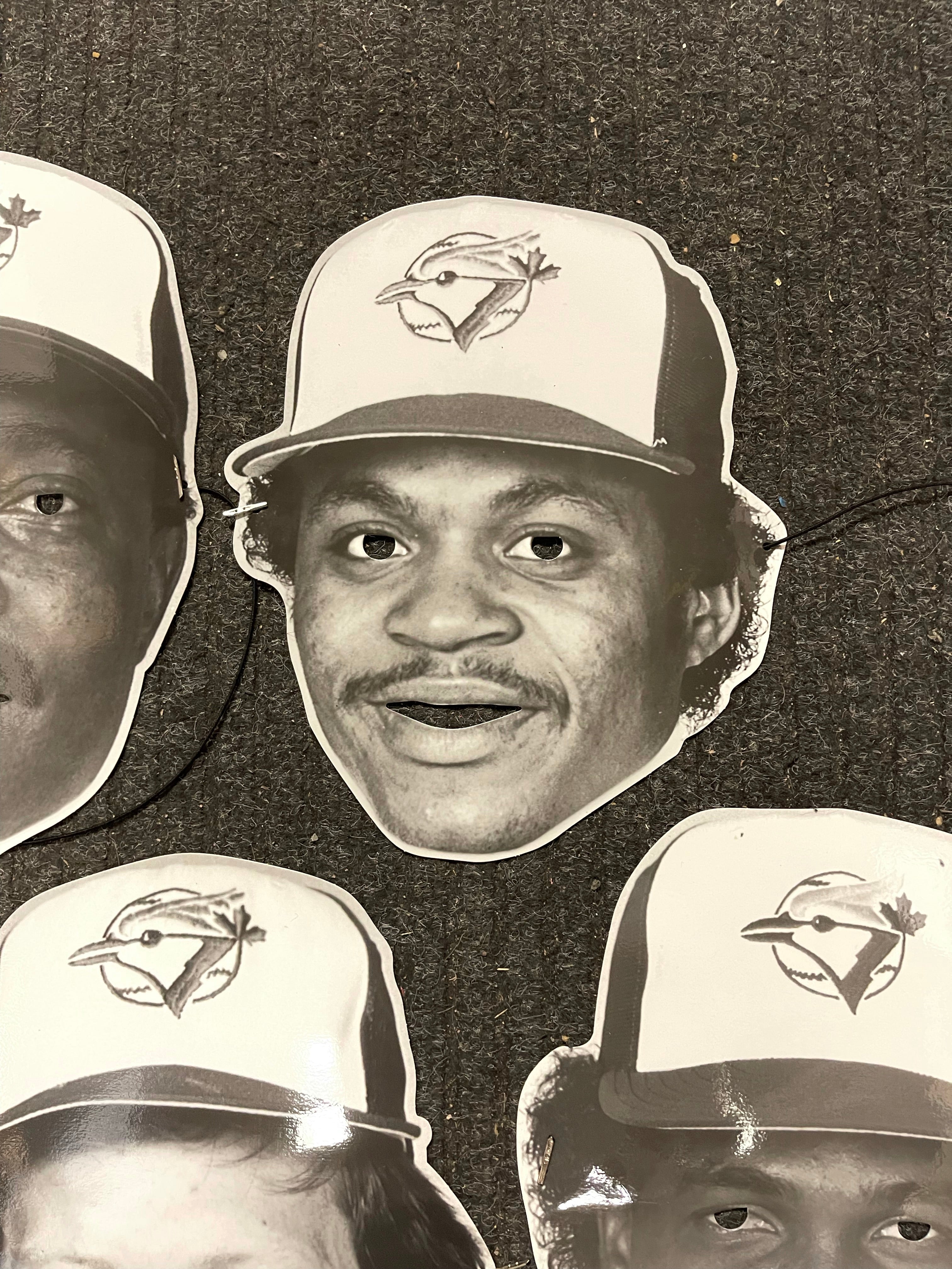 Toronto Blue Jays baseball 5 limited issued stars face masks 1980s