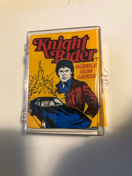 Knight Rider TV show cards plus wrapper set