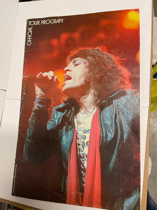 Rolling Stones rare Tour of the Americas concert program 1975