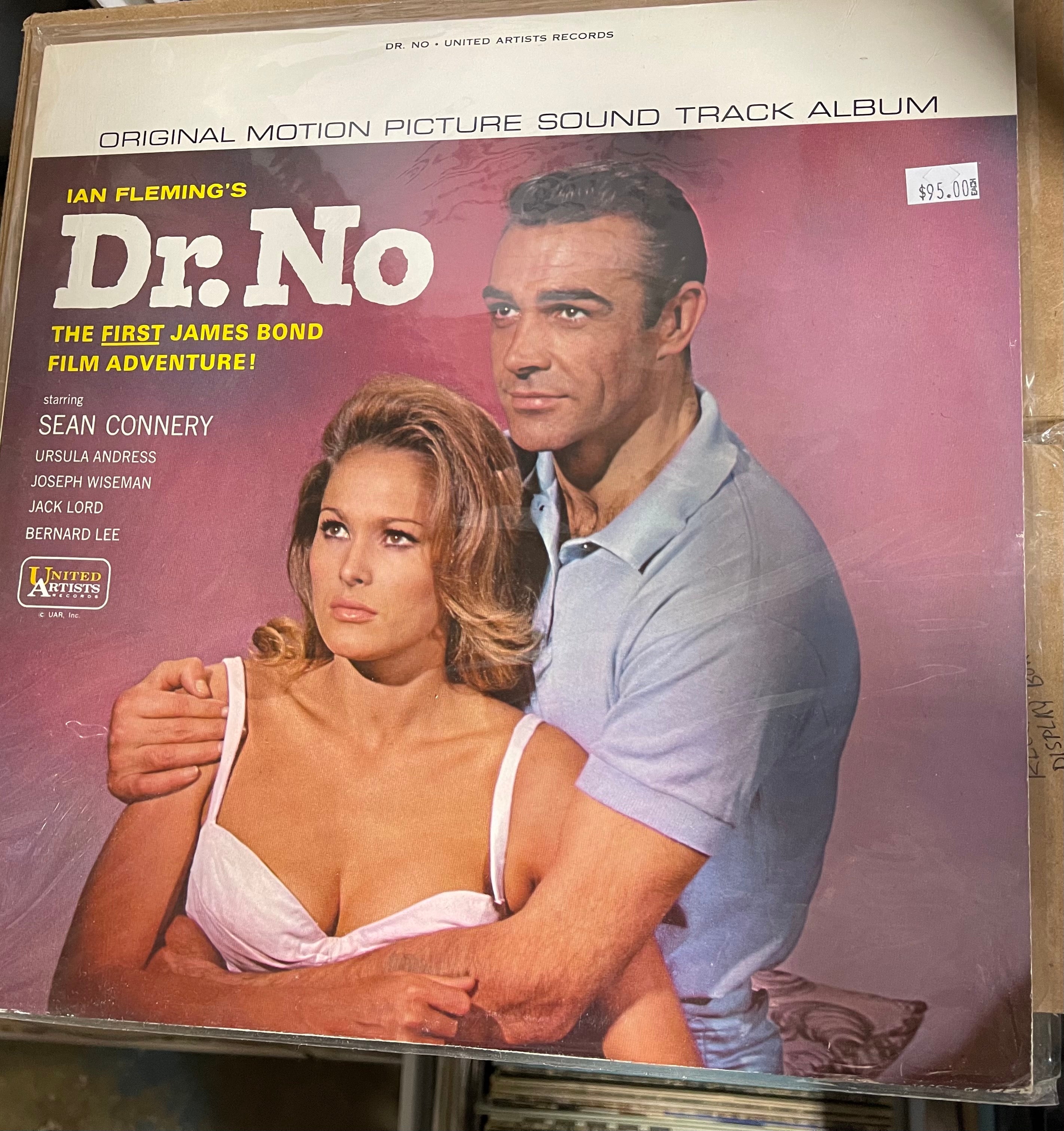 Dr. No James Bond movie vintage record album 1963