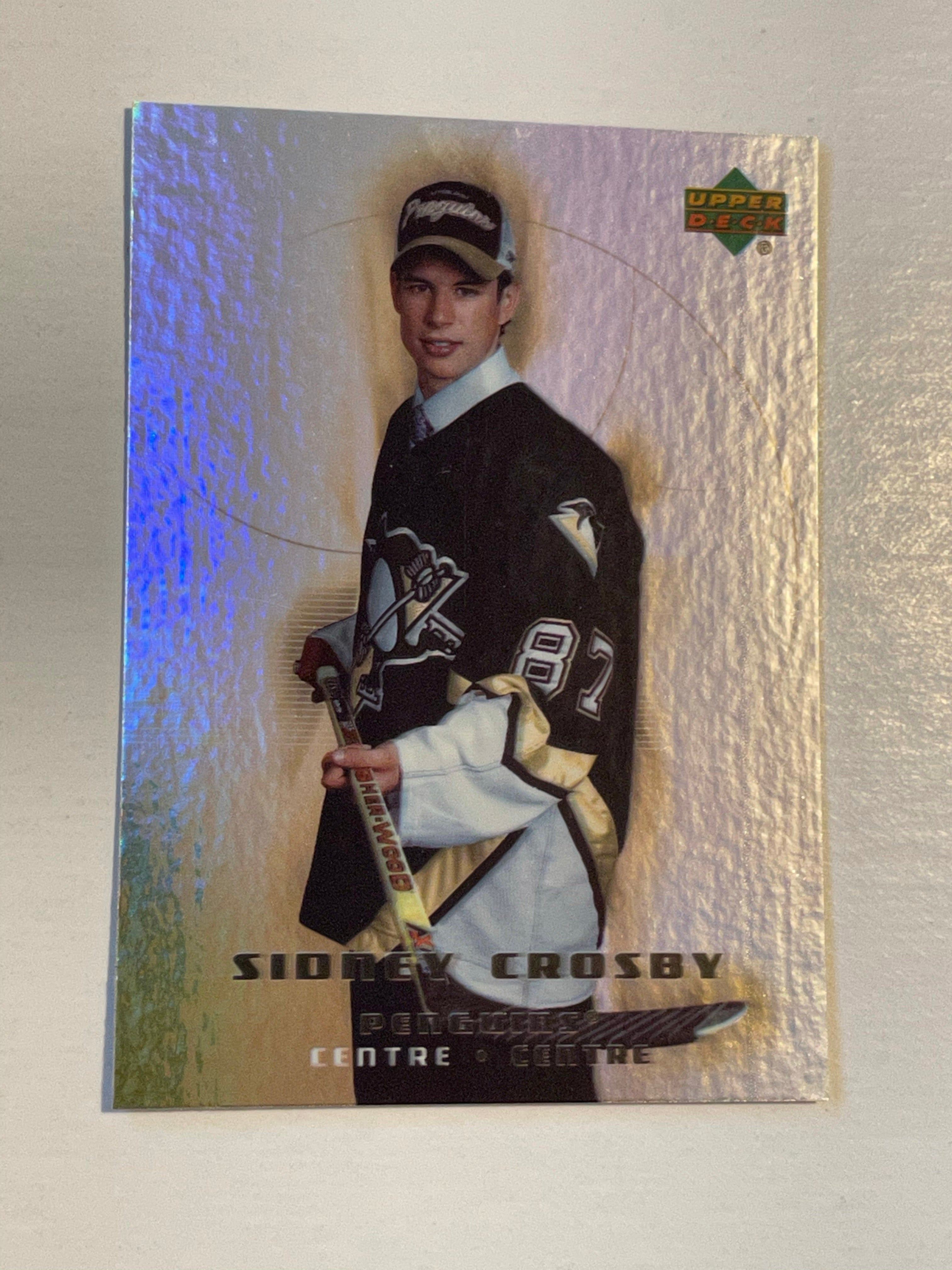 Sidney Crosby Upper Deck McDonalds foil rookie hockey card 2005