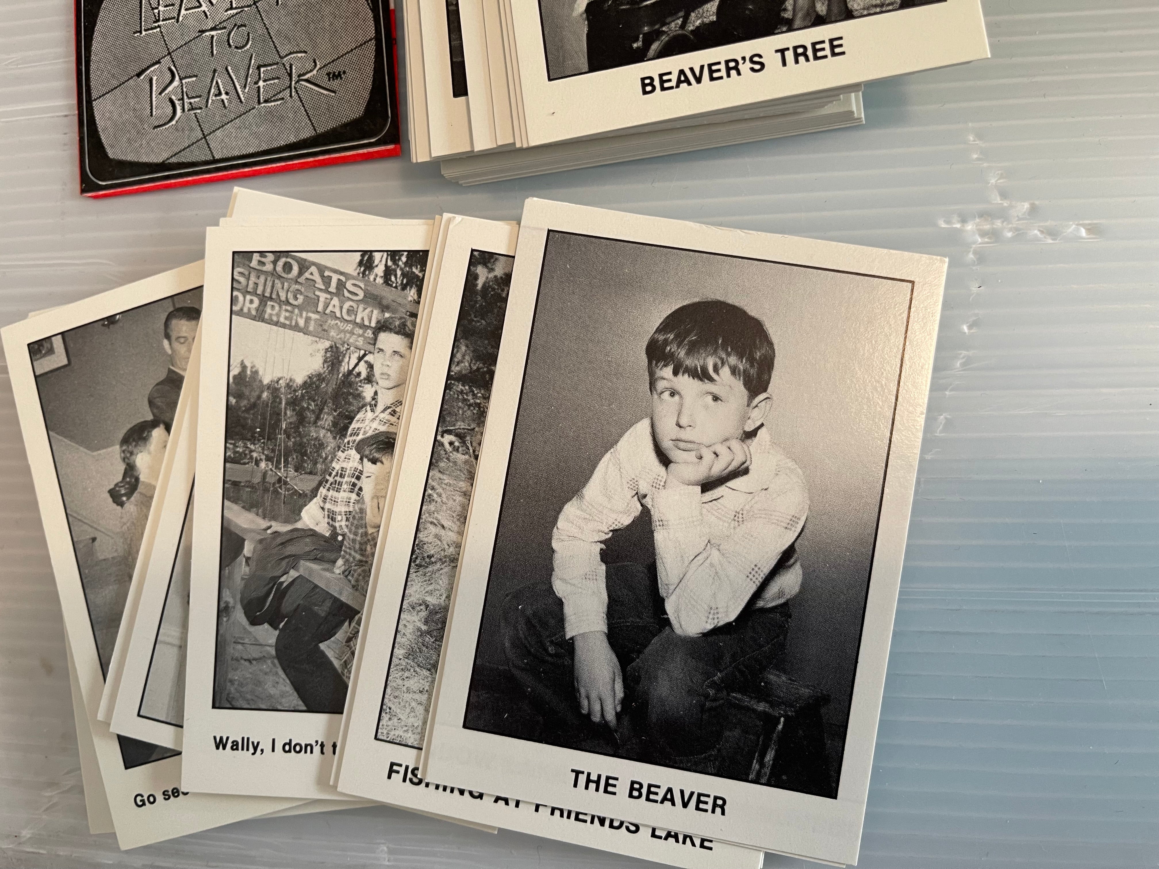 Leave it to Beaver TV show cards set 1983