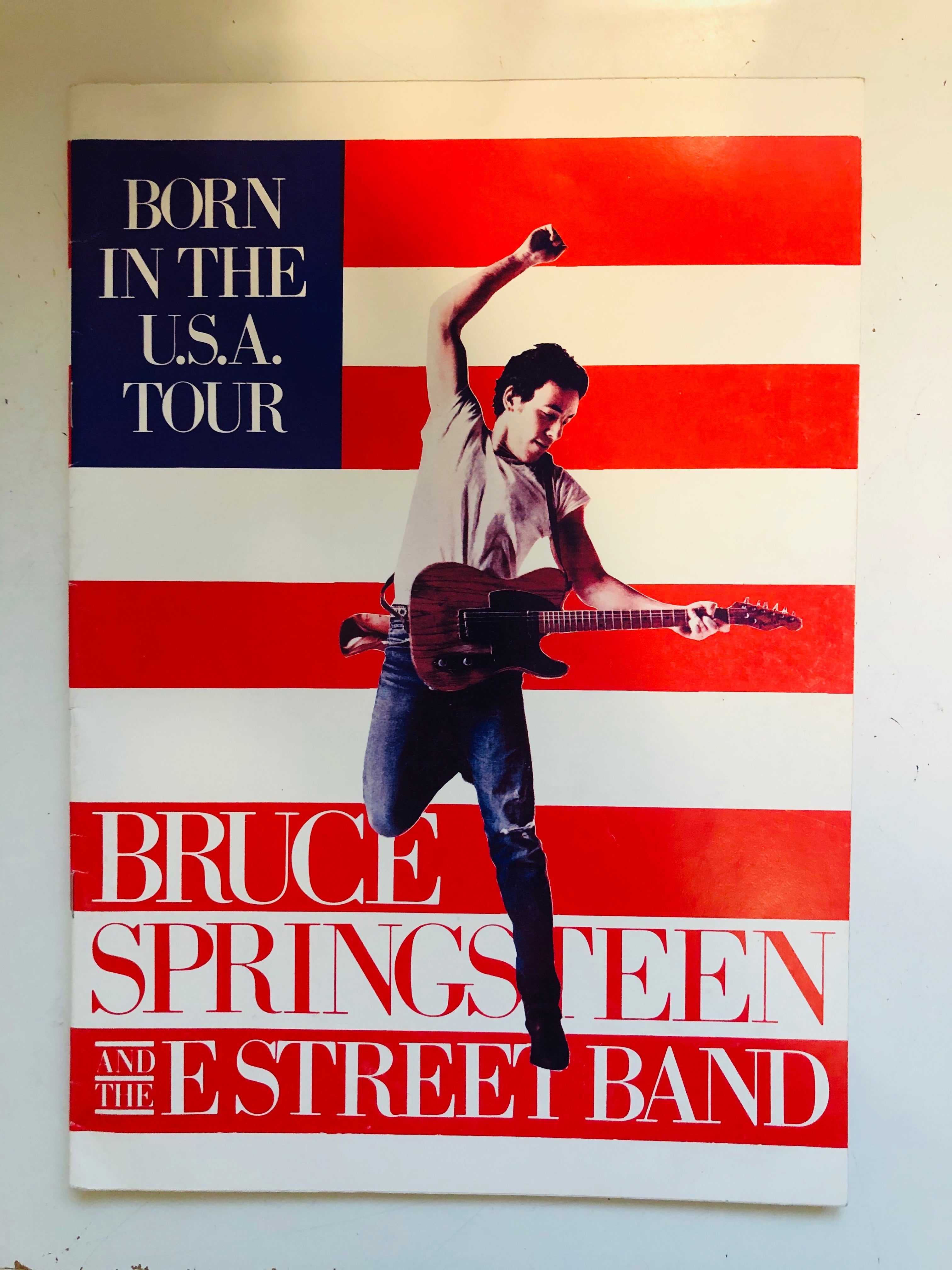 Bruce Springsteen Born in the USA concert program 1984