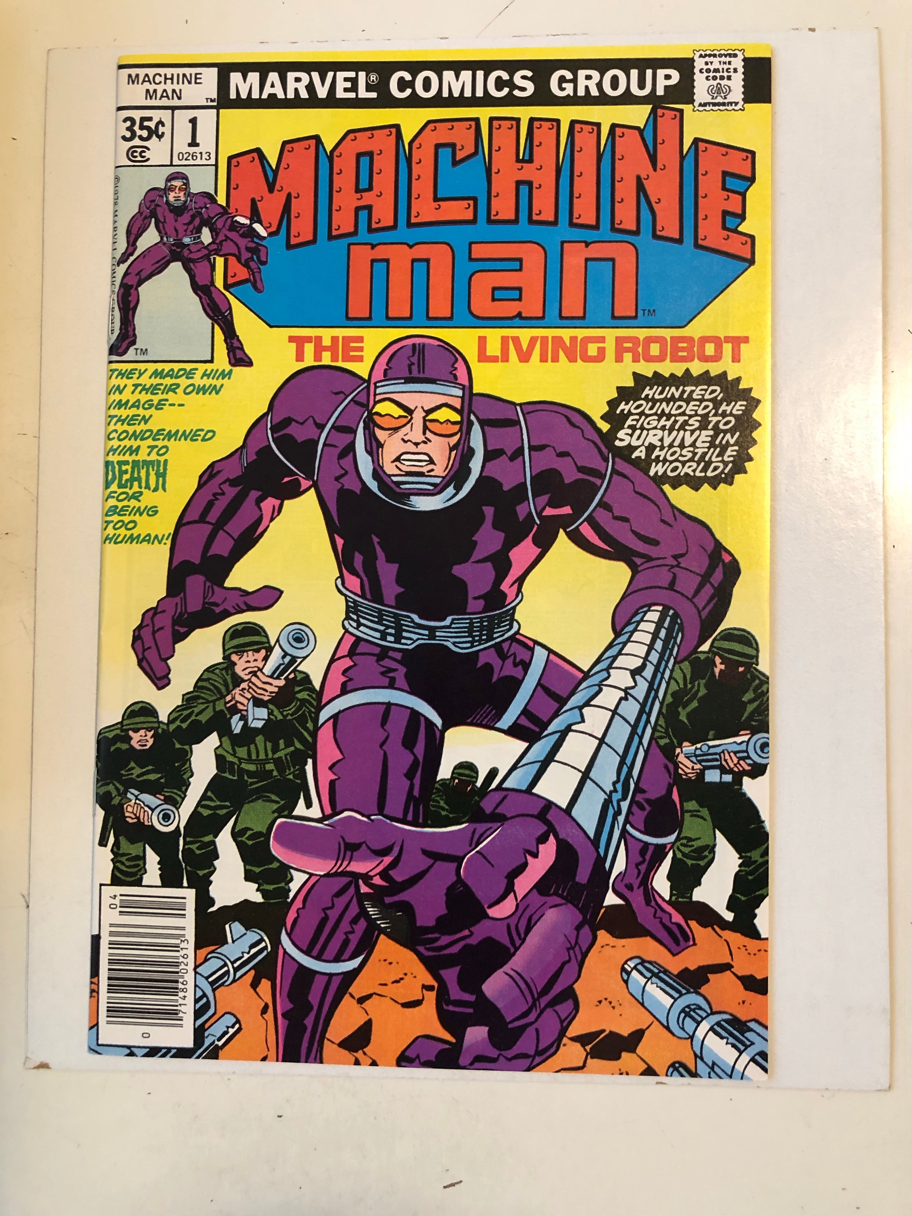 Machine Man #1 high grade comic book