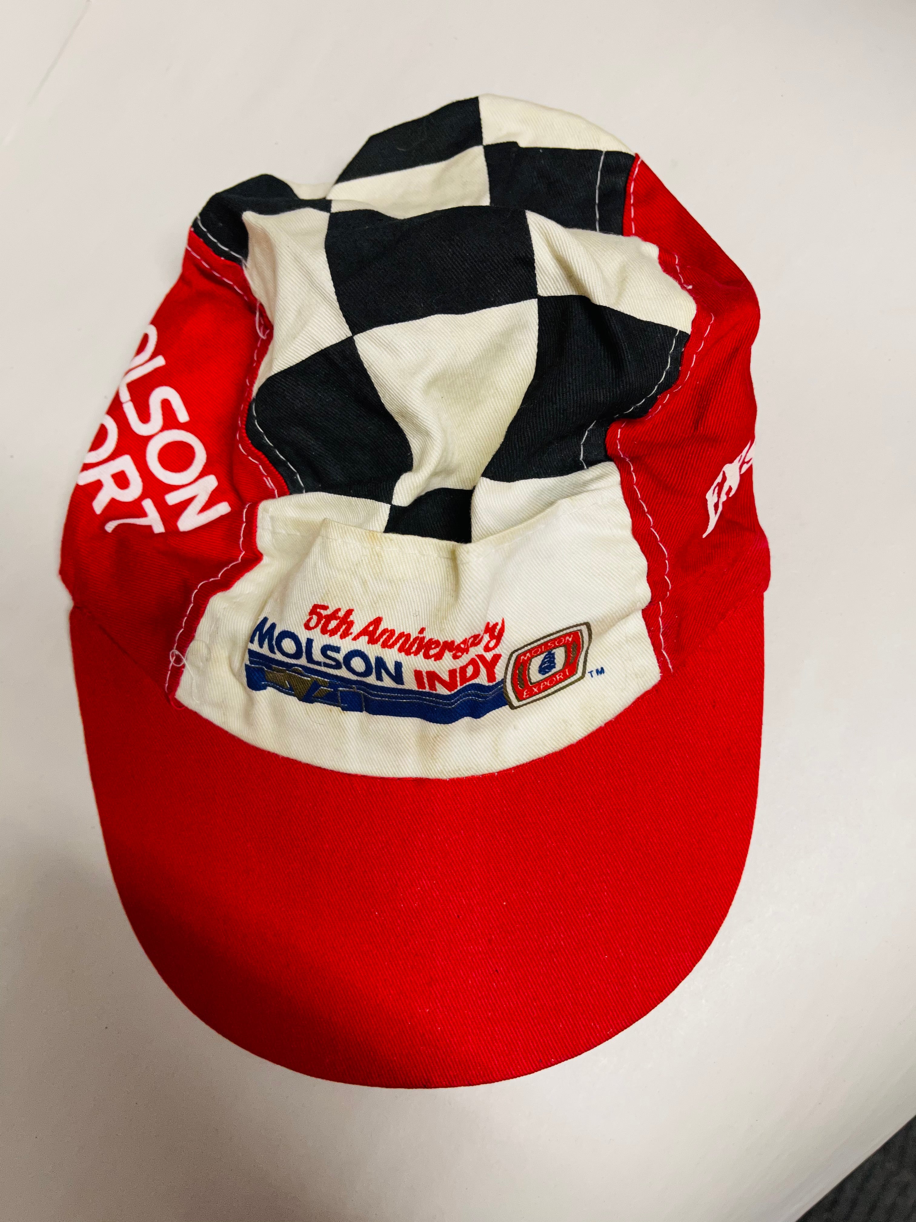 Molson Indy Racing rare vintage 5th anniversary stretch hat 1991