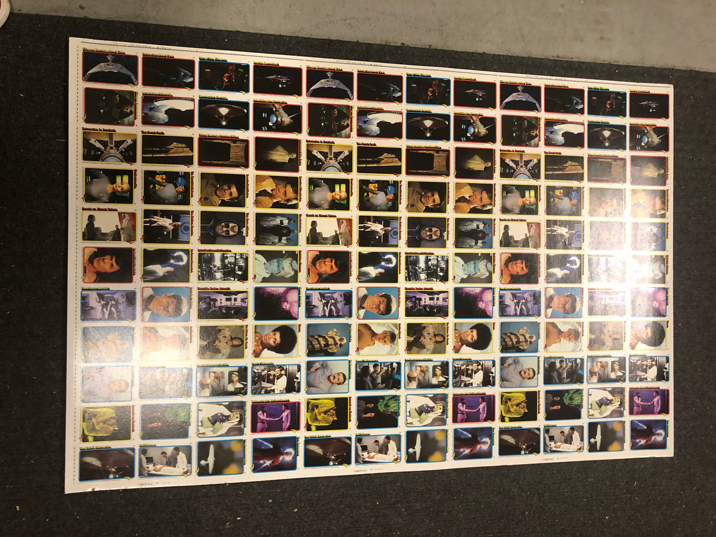 1979 Topps Star Trek movie cards rare uncut sheet