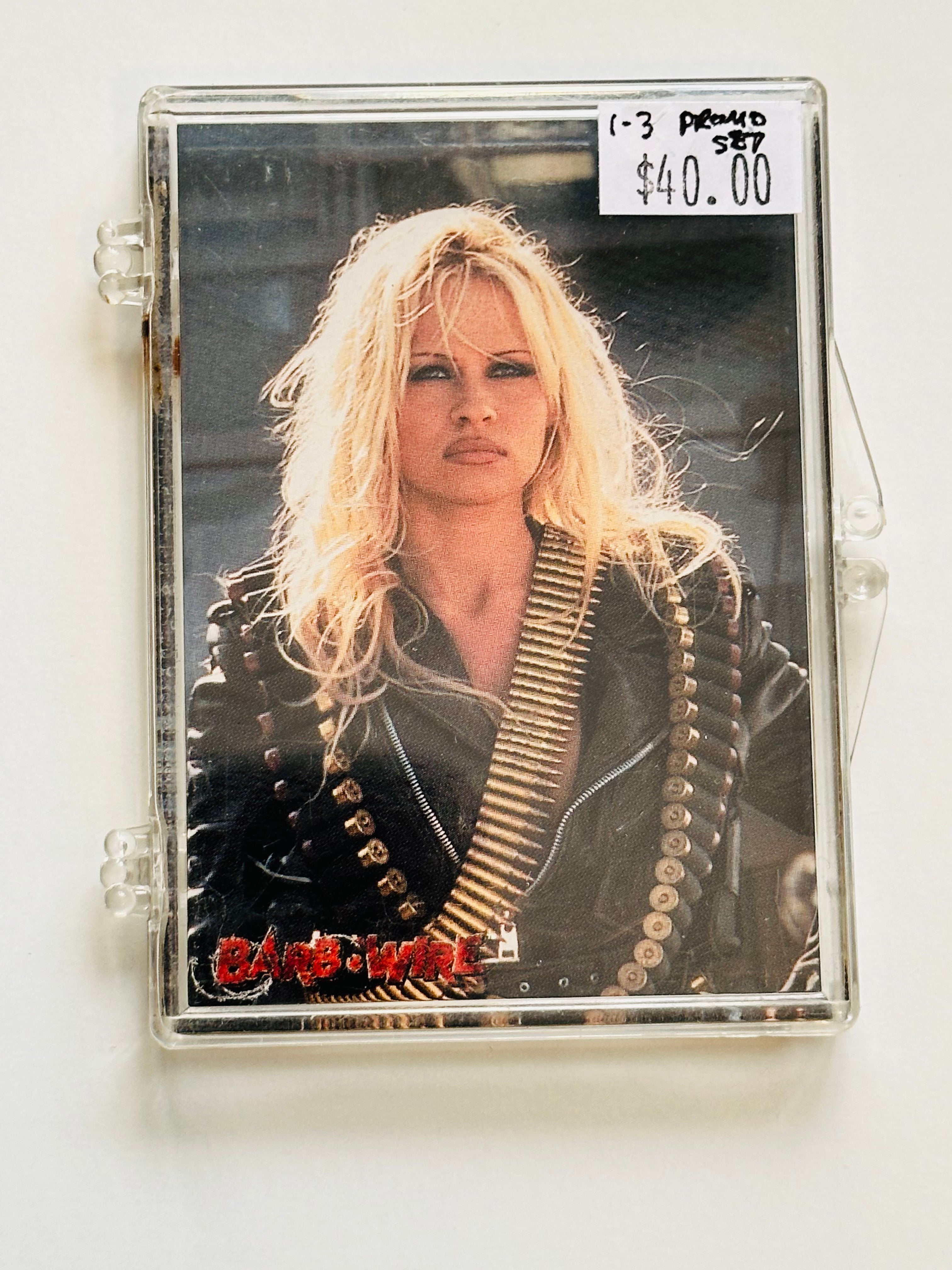 Pamela Anderson Barb-wire rare 3 promo cards set 1996