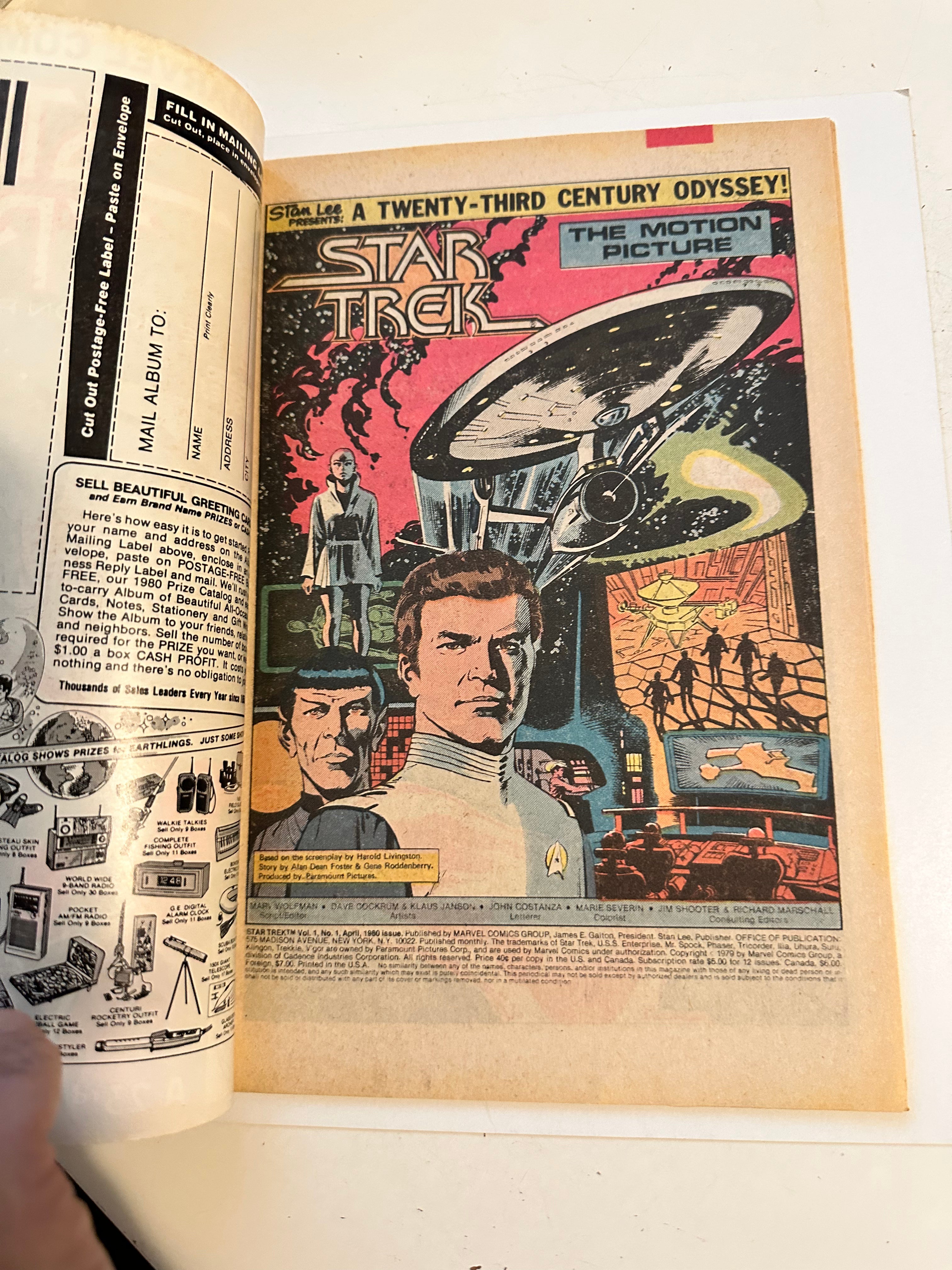 Star Trek #1 rare vf/nm comic book 1979