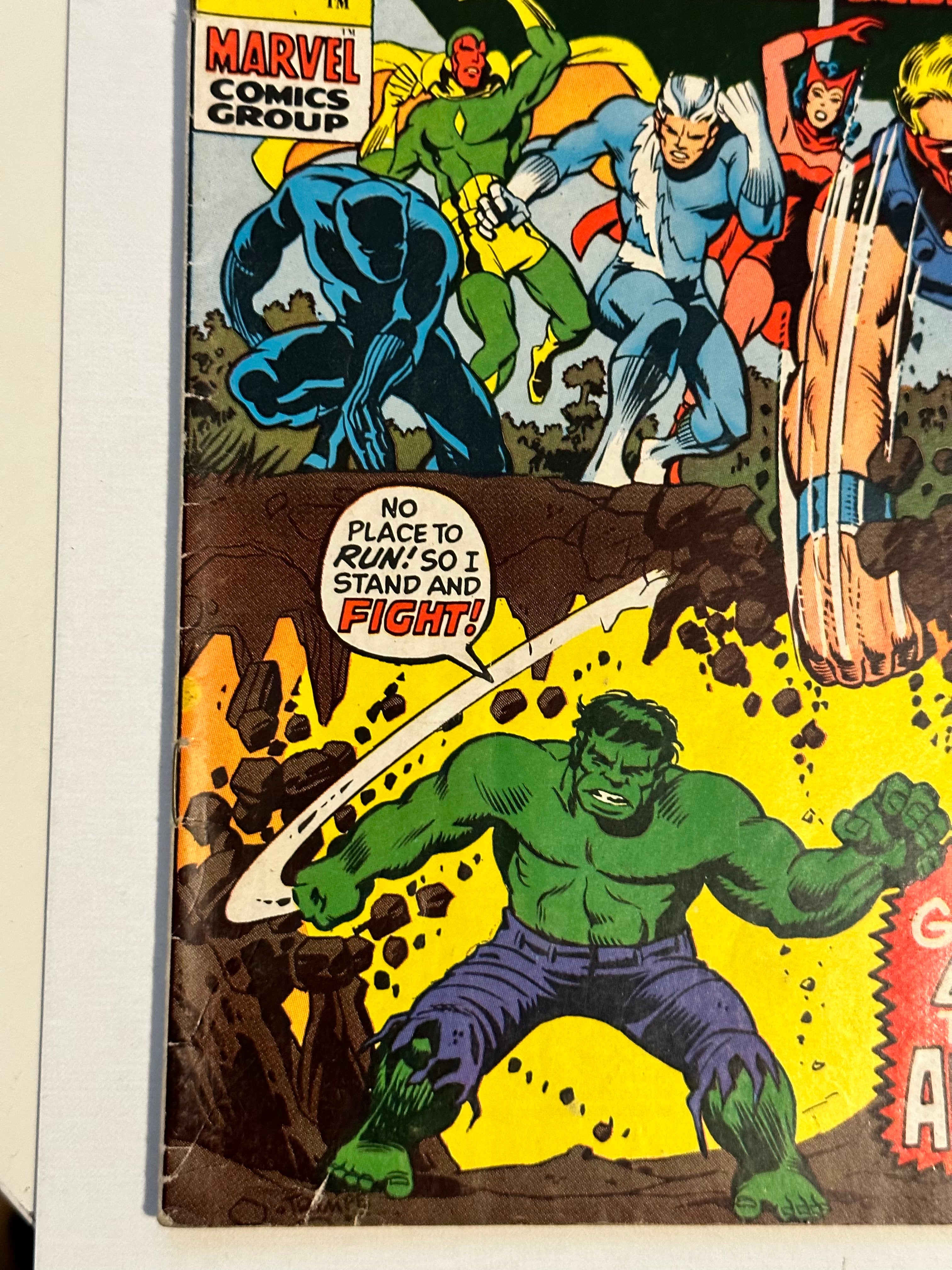 The Incredible Hulk #128 comic book 1970