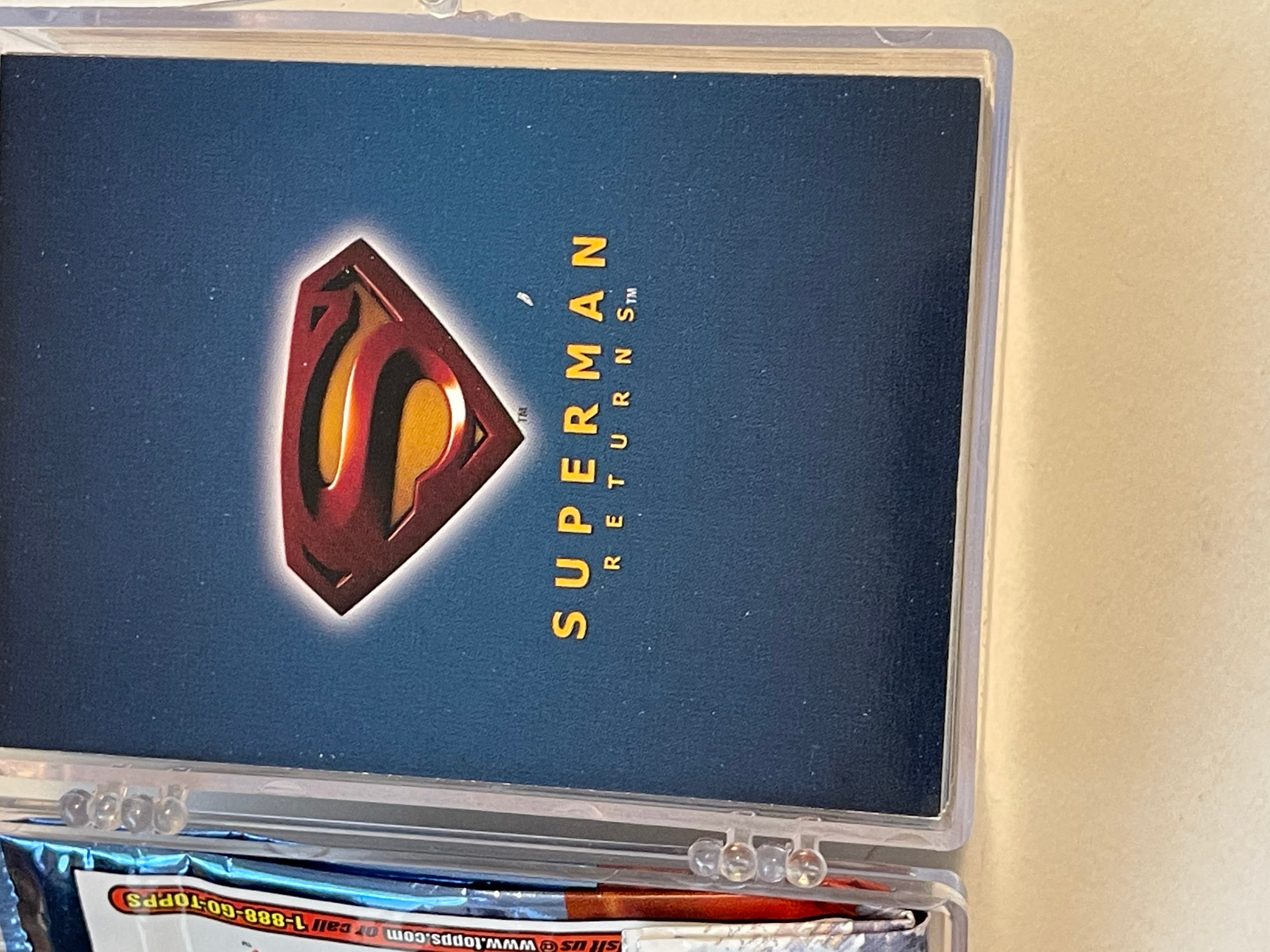 Superman Returns movie cards set 2006