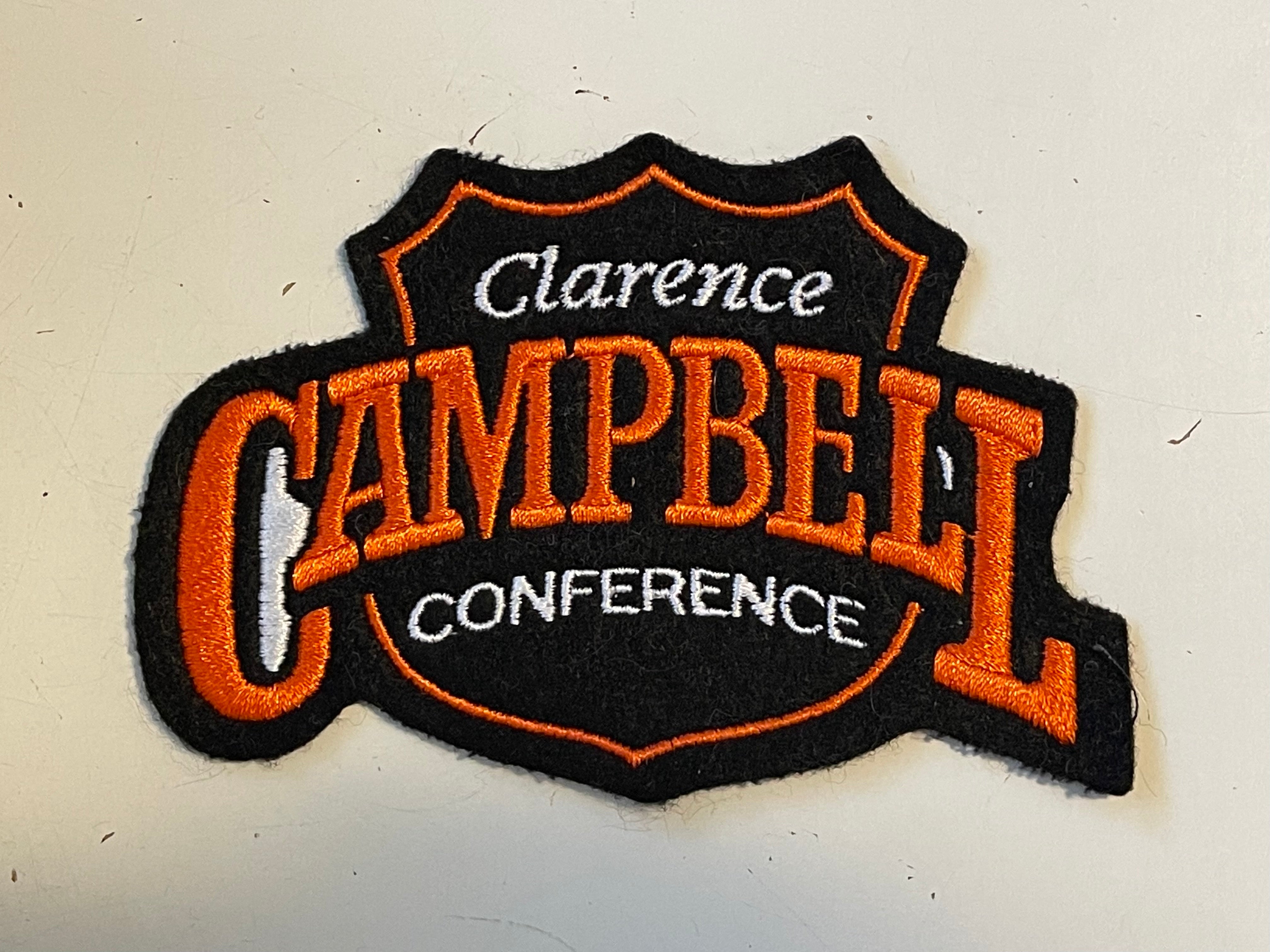 Clarence Campbell conference patch 3x3 size