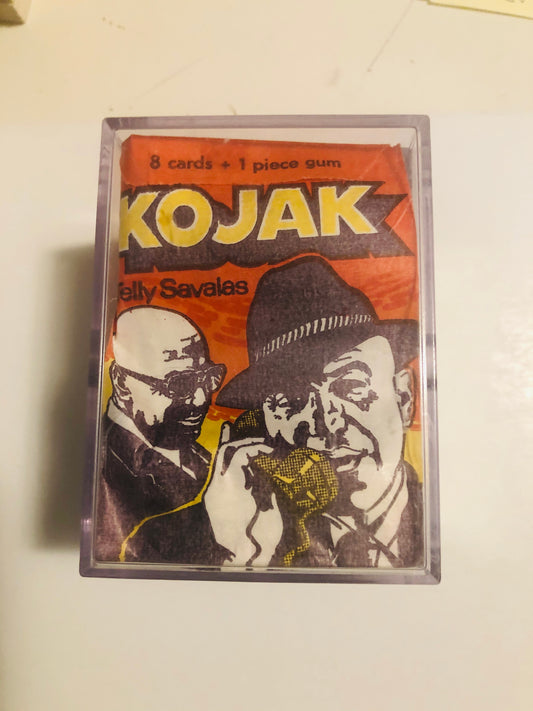 1975 Kojak cop tv show cards set and subsets