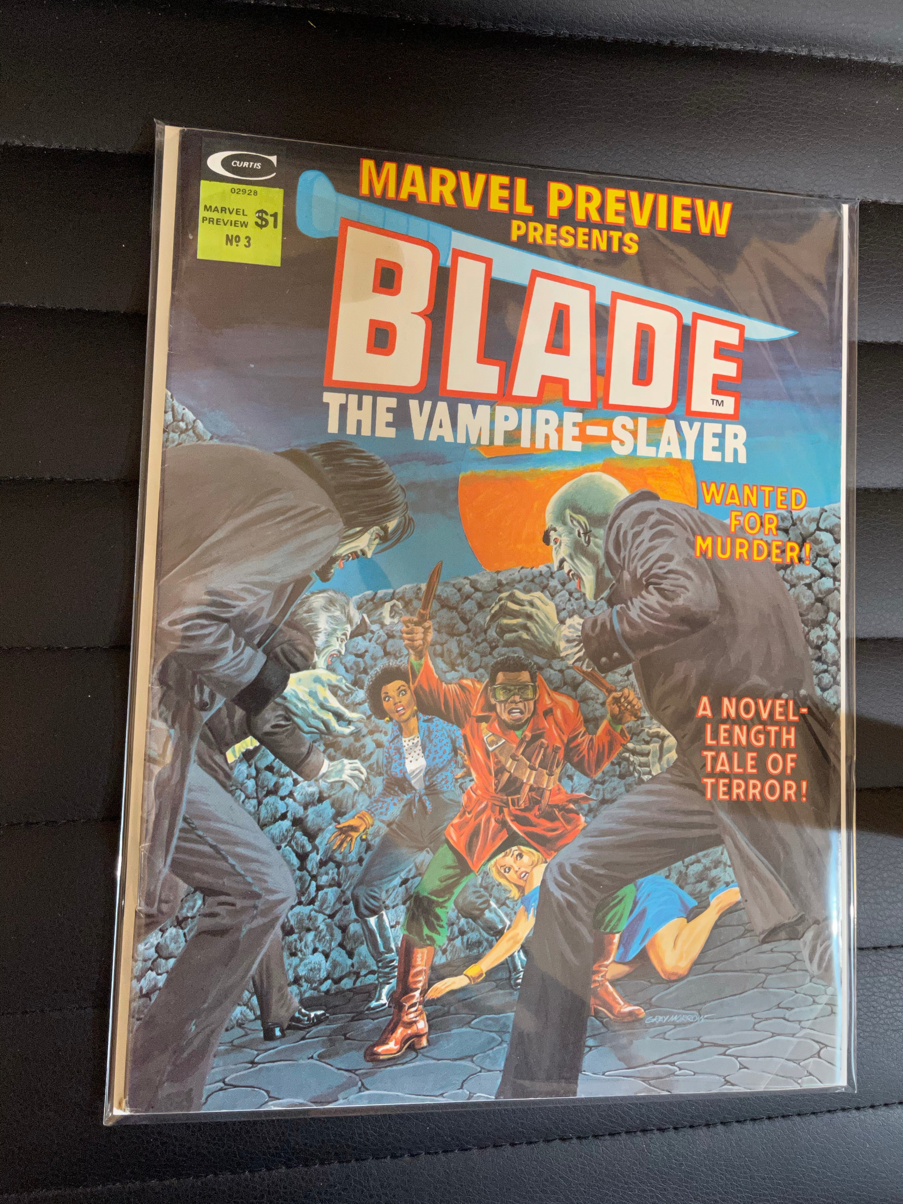 Marvel Preview #3 Blade the Vampire Slayer comic magazine
