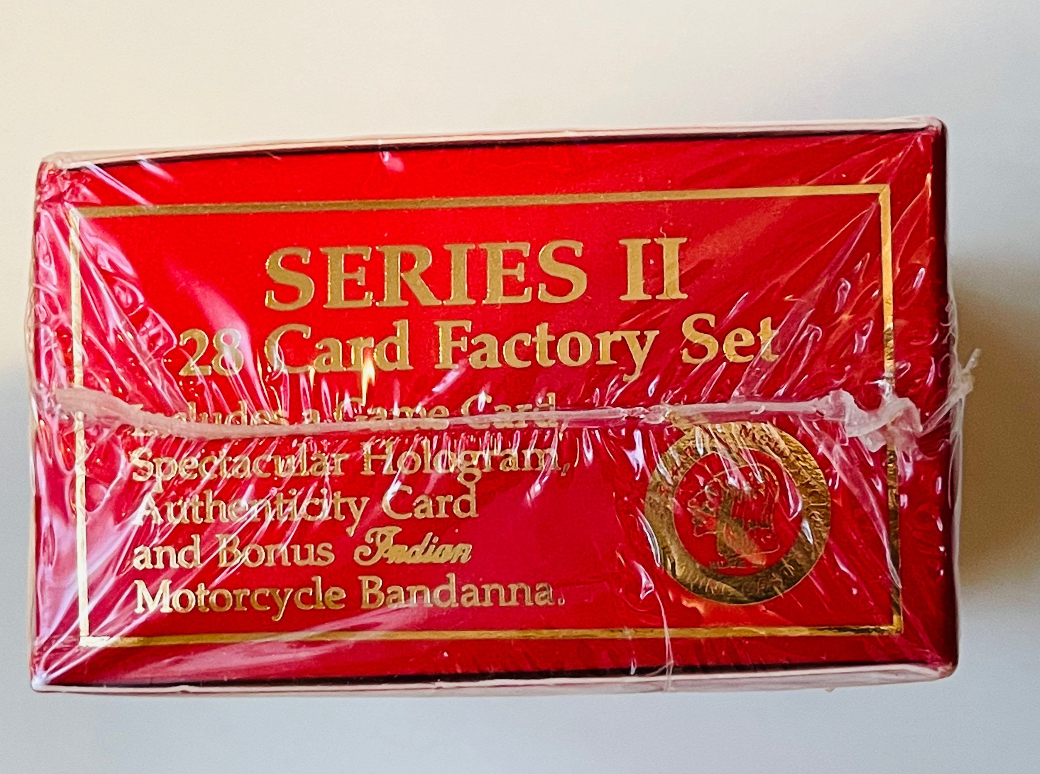 Indian Motorcycle series 2 cards rare factory sealed set 1992