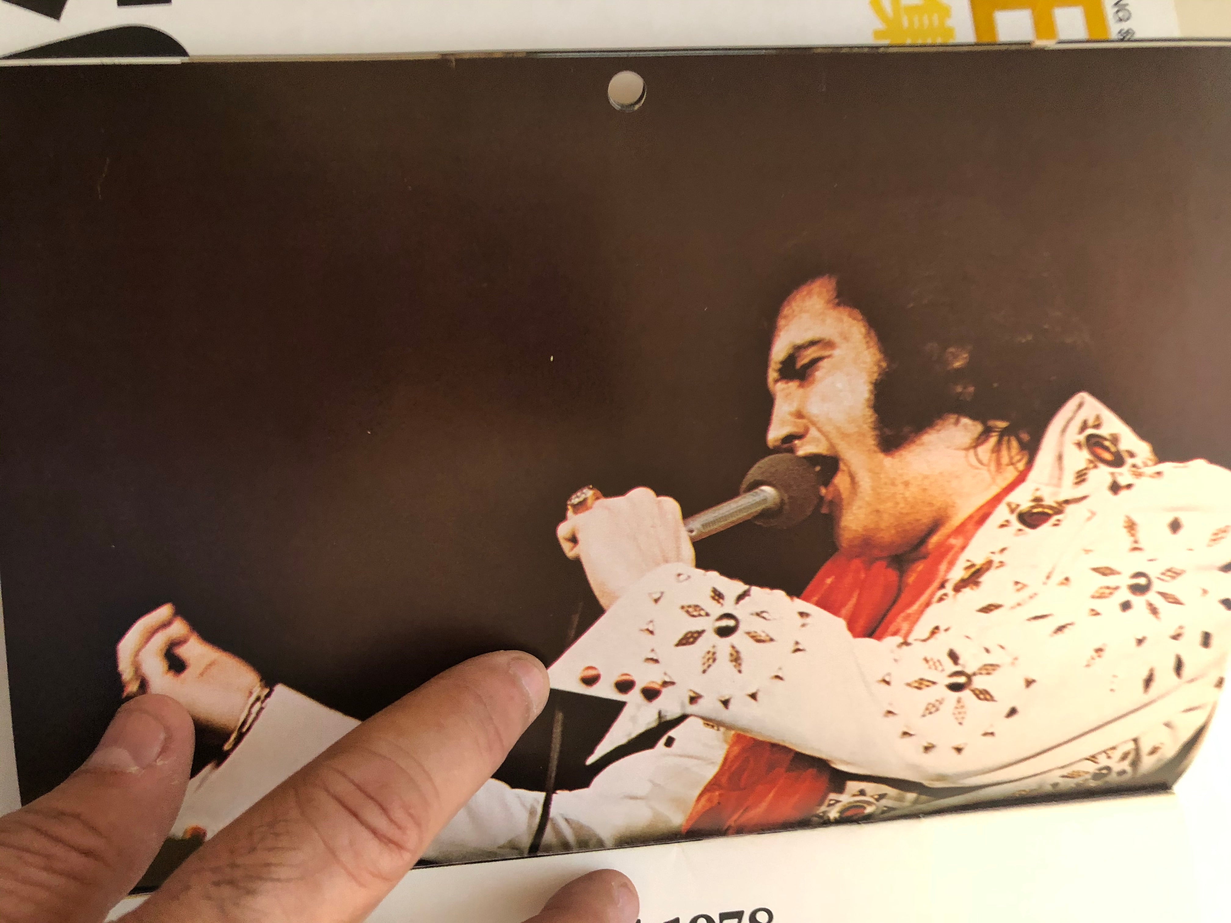 1978 Elvis original complete calendar