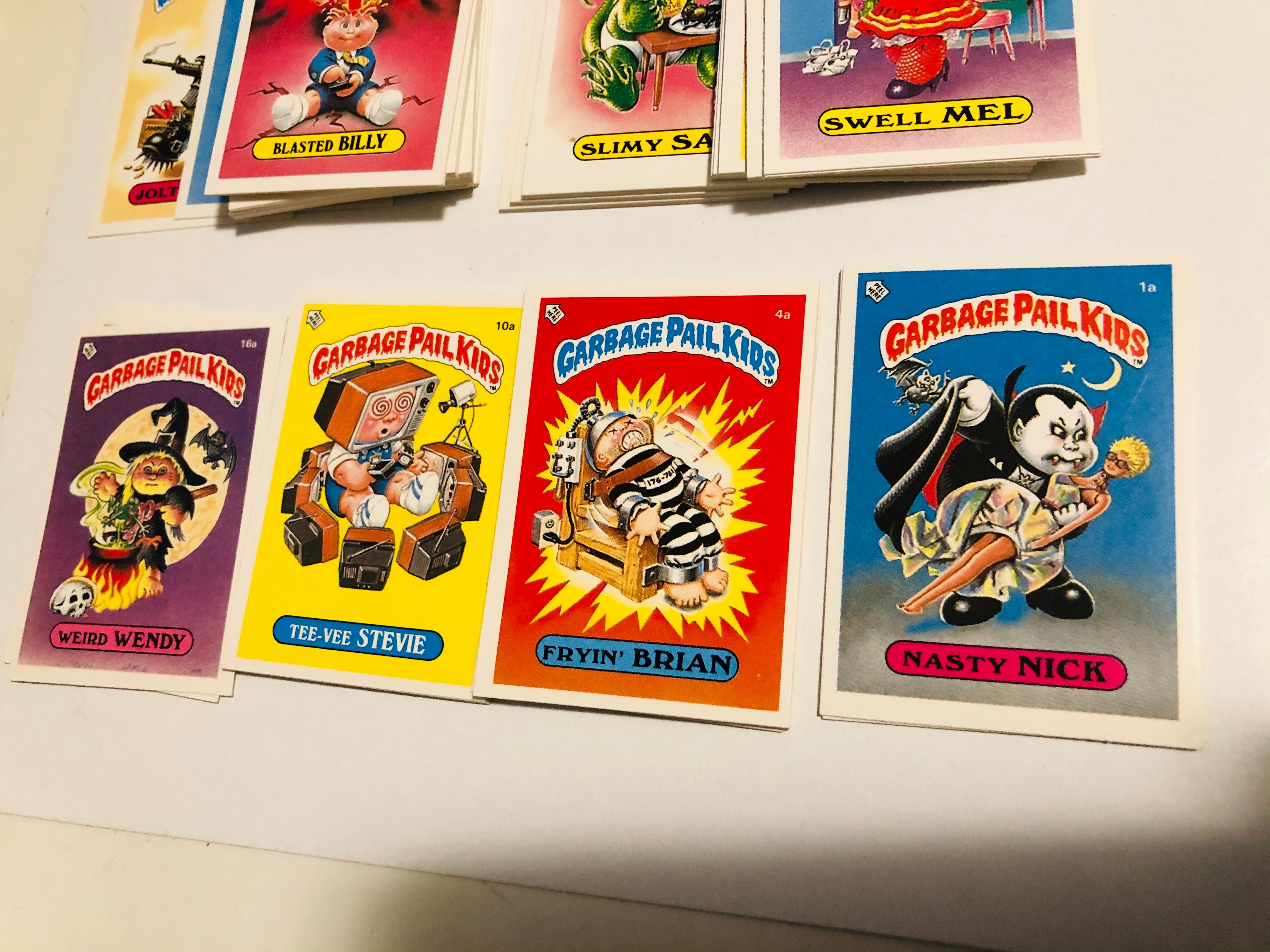 1985 Topps Garbage Pail Kids series 1 rare UK version A and B series set