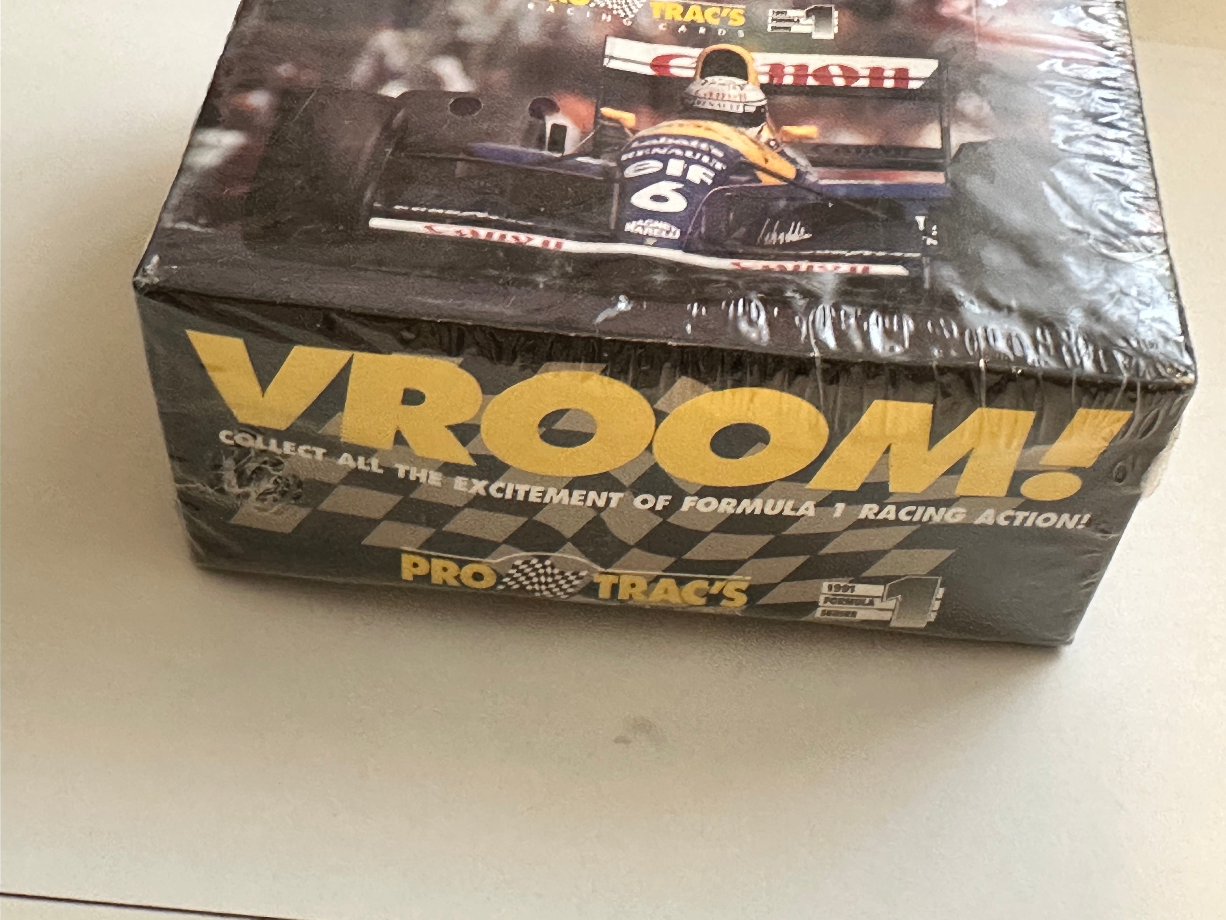 Formula 1 racing cards rare factory sealed box 1991
