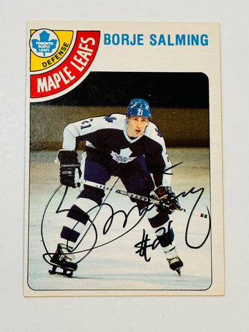 Borje Salming Game Used Jersey 1986 - 1987 Toronto Maple Leafs