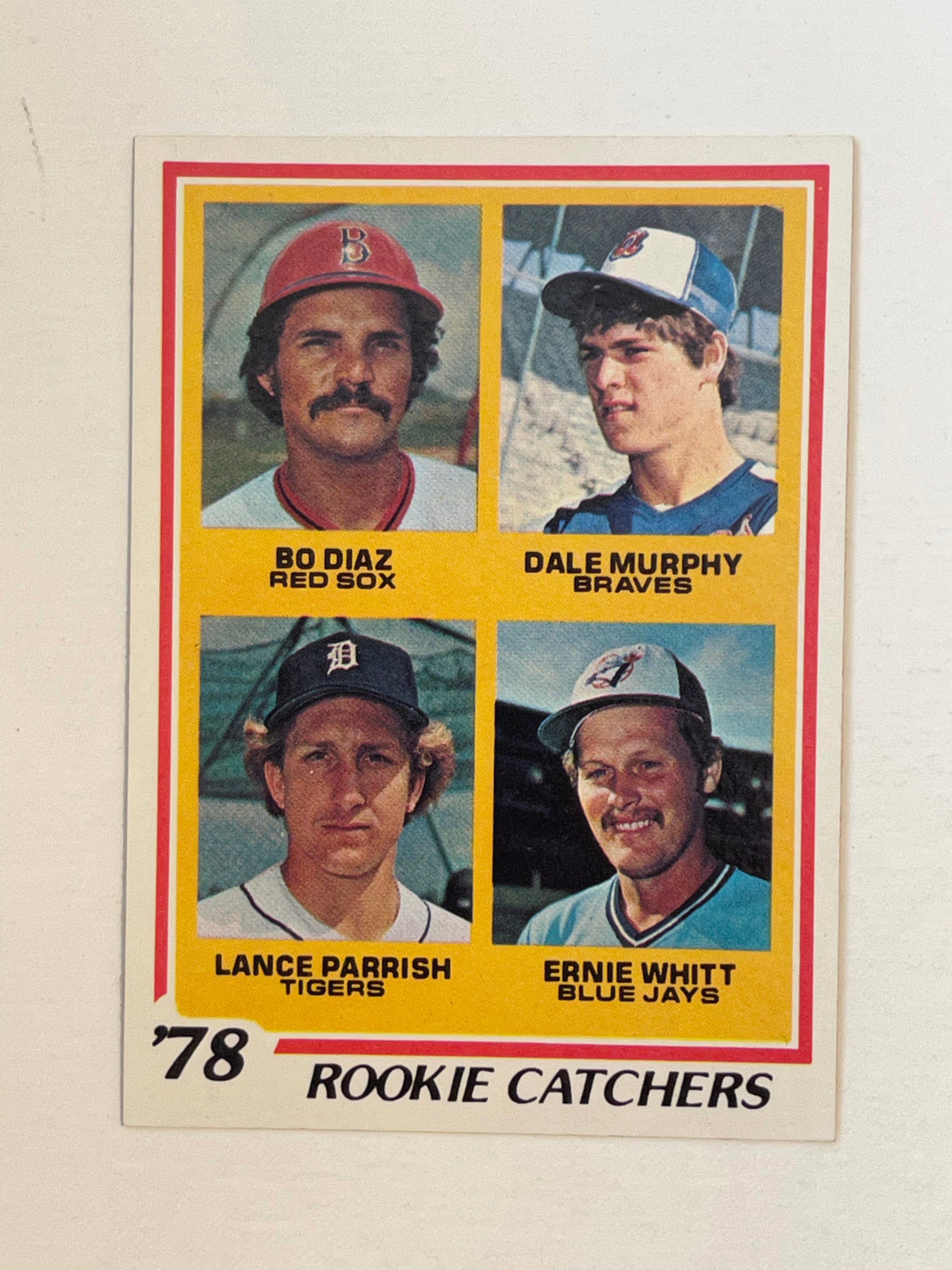 Dale Murphy/Ernie Whitt Topps rookie baseball card
