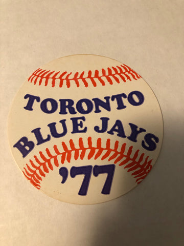 Toronto Blue jays baseball rare original decal 1977