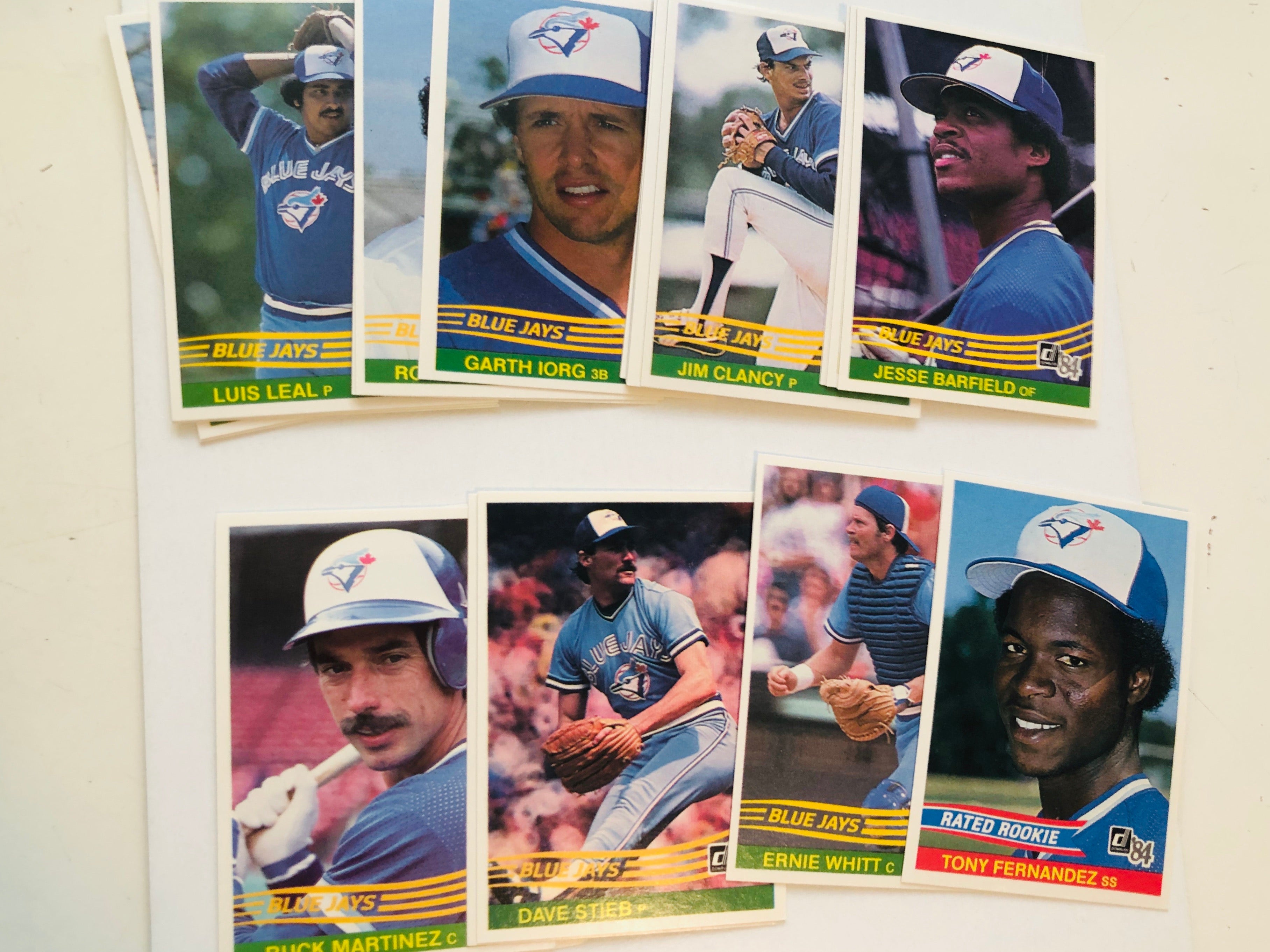 Toronto Blue Jays Donruss baseball team set 1994