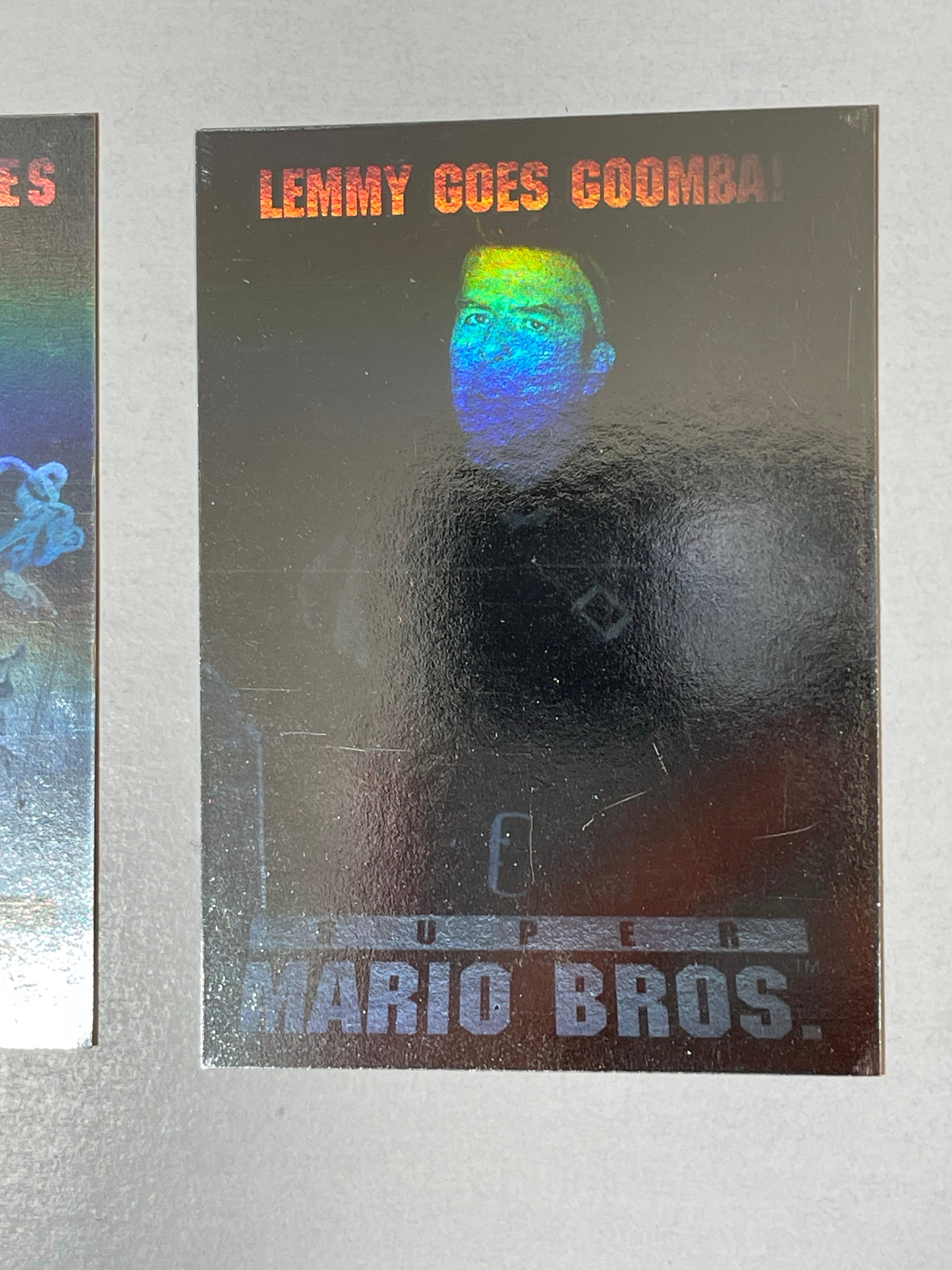 Super Mario Bros. Movie 3 rare hologram insert cards set 1993