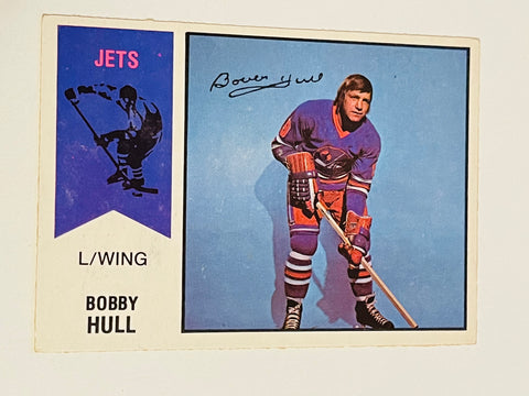1974 WHA Bobby Hull hockey card