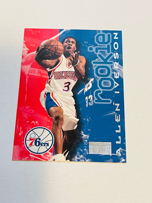 Allen Iverson skybox high grade basketball rookie card 1997