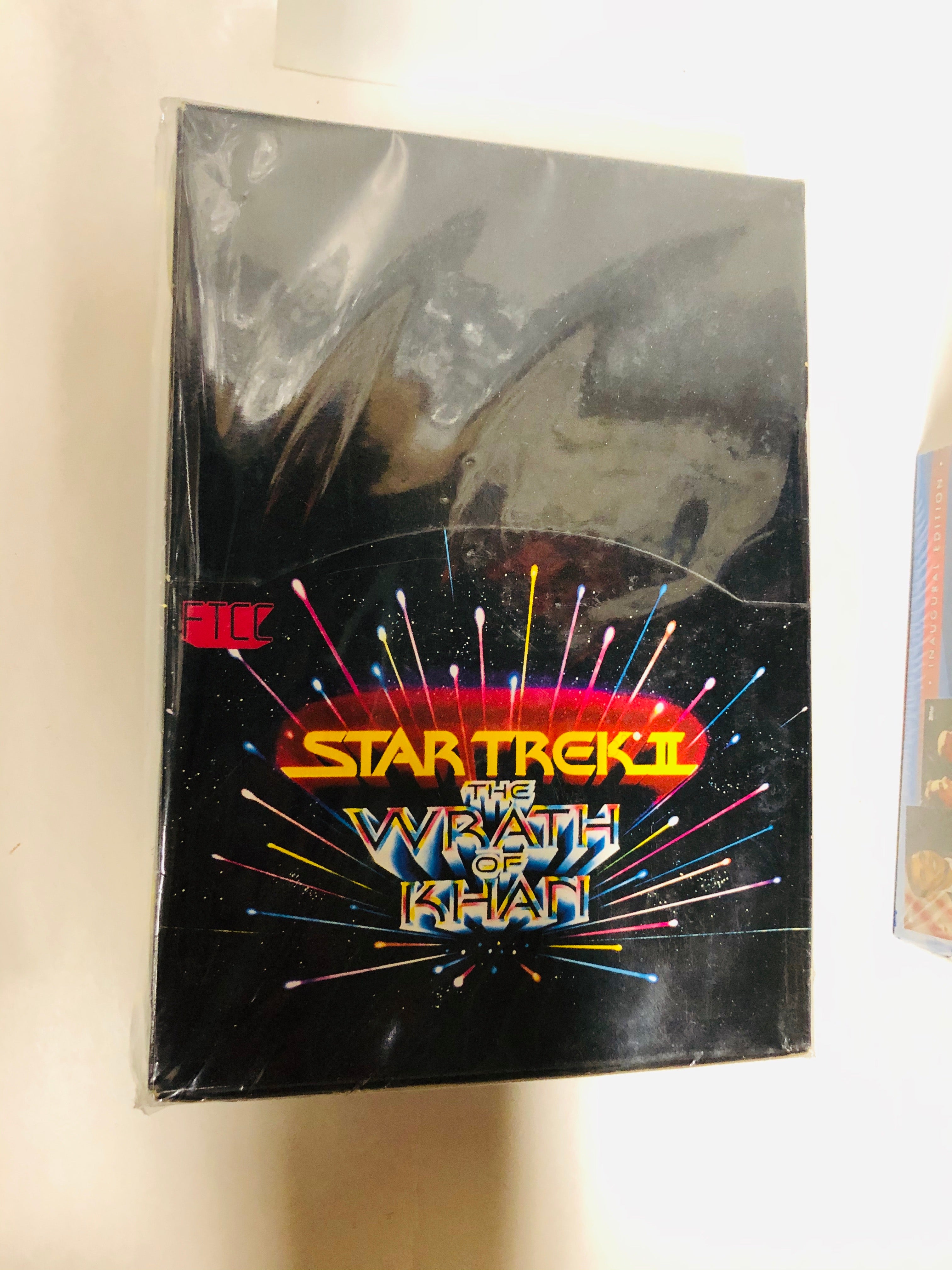 1982 Star Trek Wraith of Khan movie cards full box