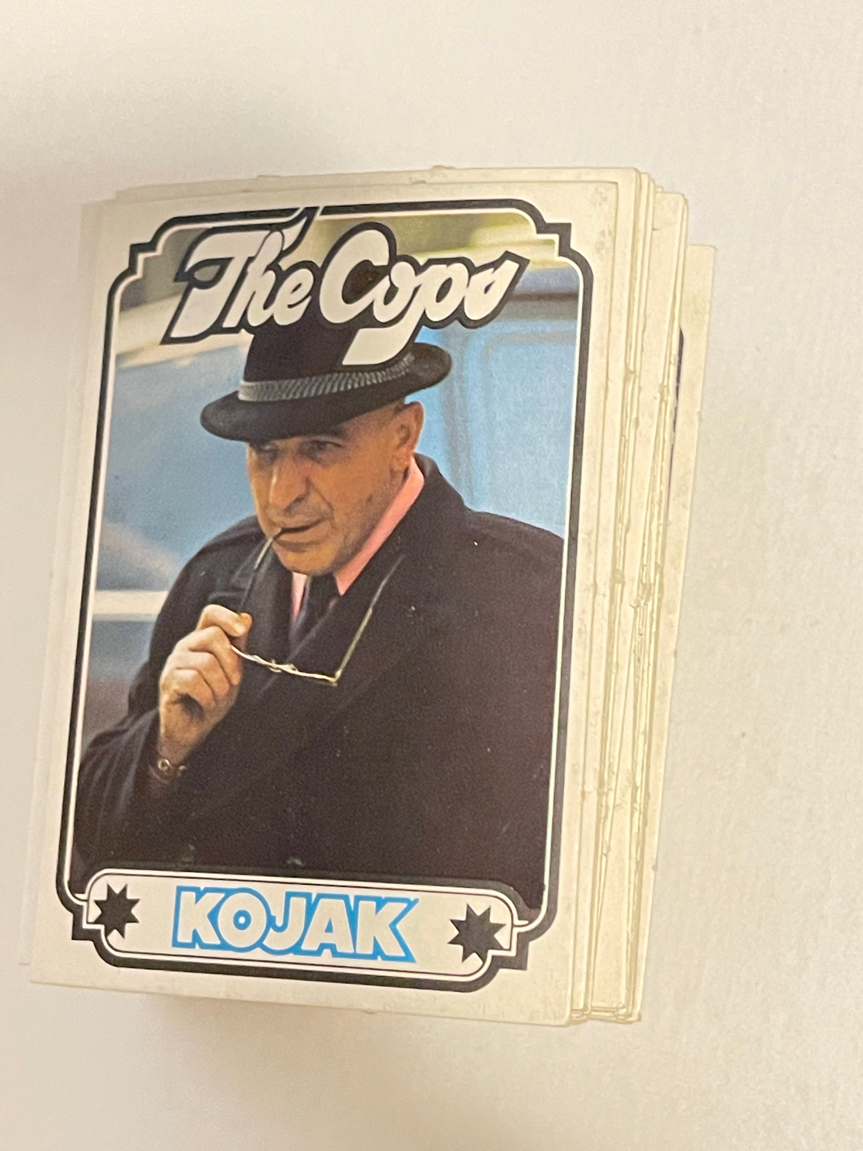 Cops TV shows rare Monty Gum cards set 1976