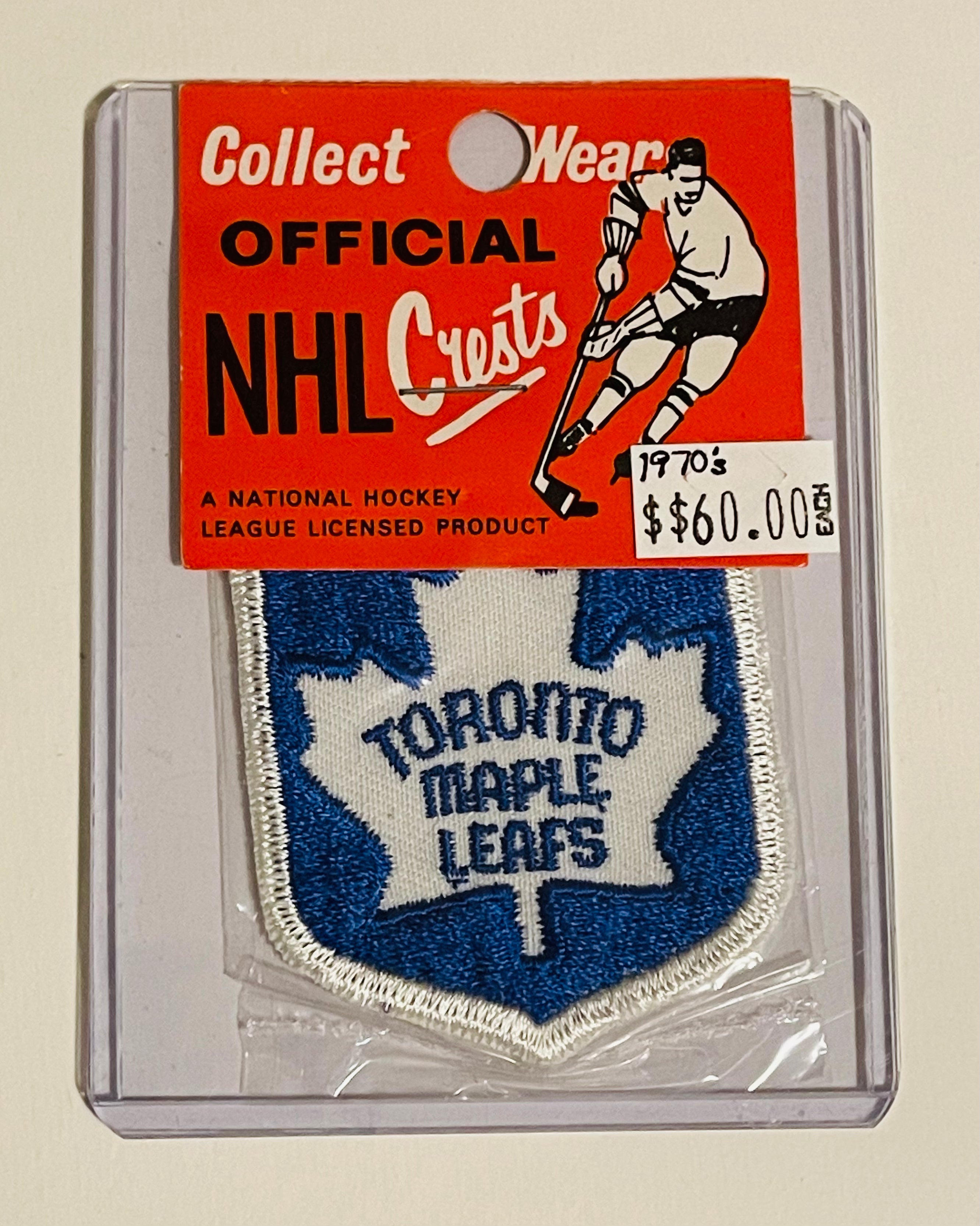 Toronto Maple Leafs hockey rare vintage small patch in package 1970s