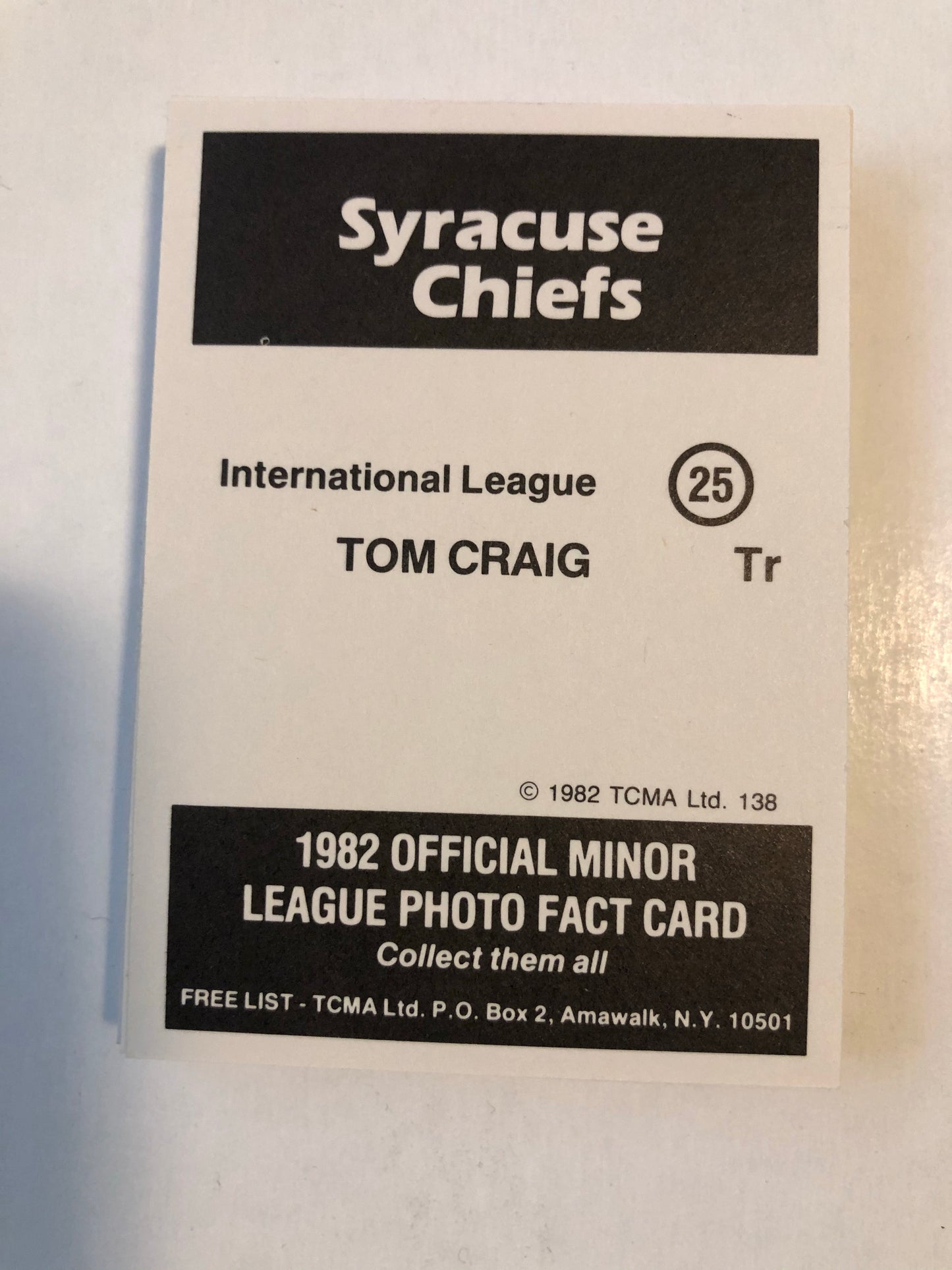 Toronto Blue Jays rare Syracuse chiefs team set 1982