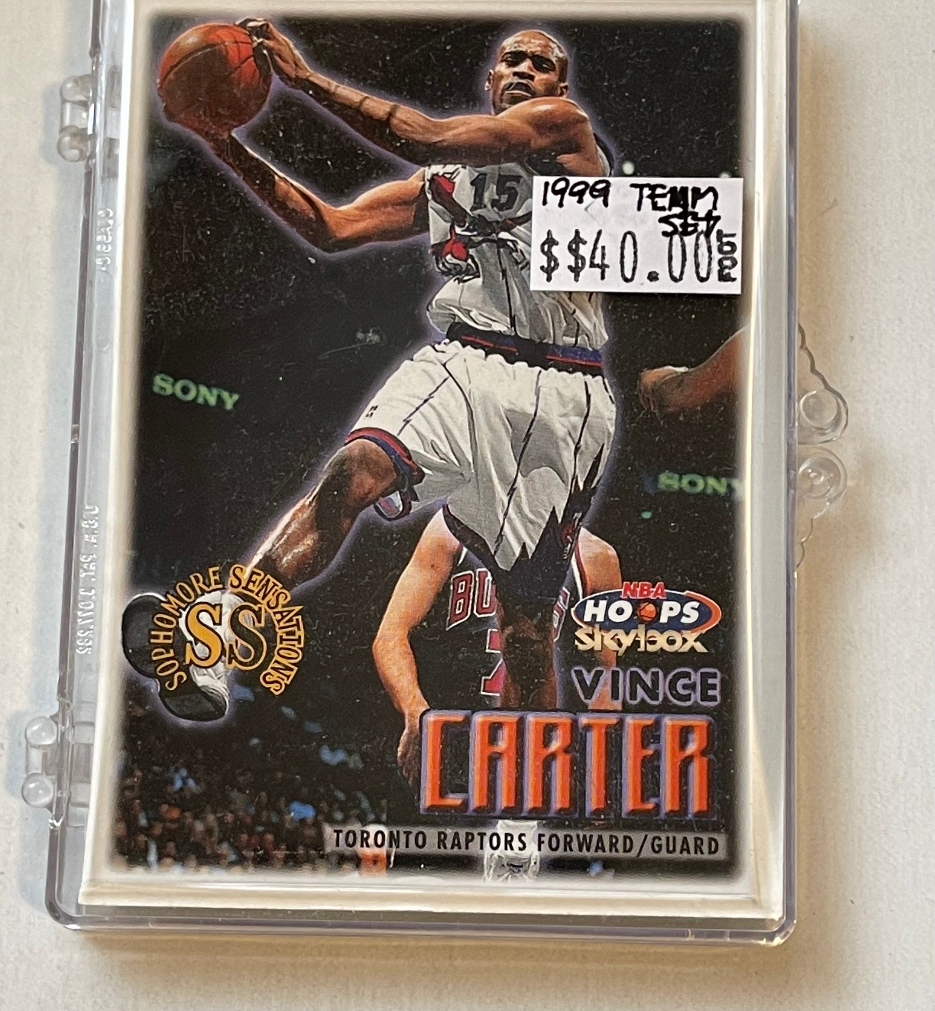 Toronto Raptors basketball team cards set 1999