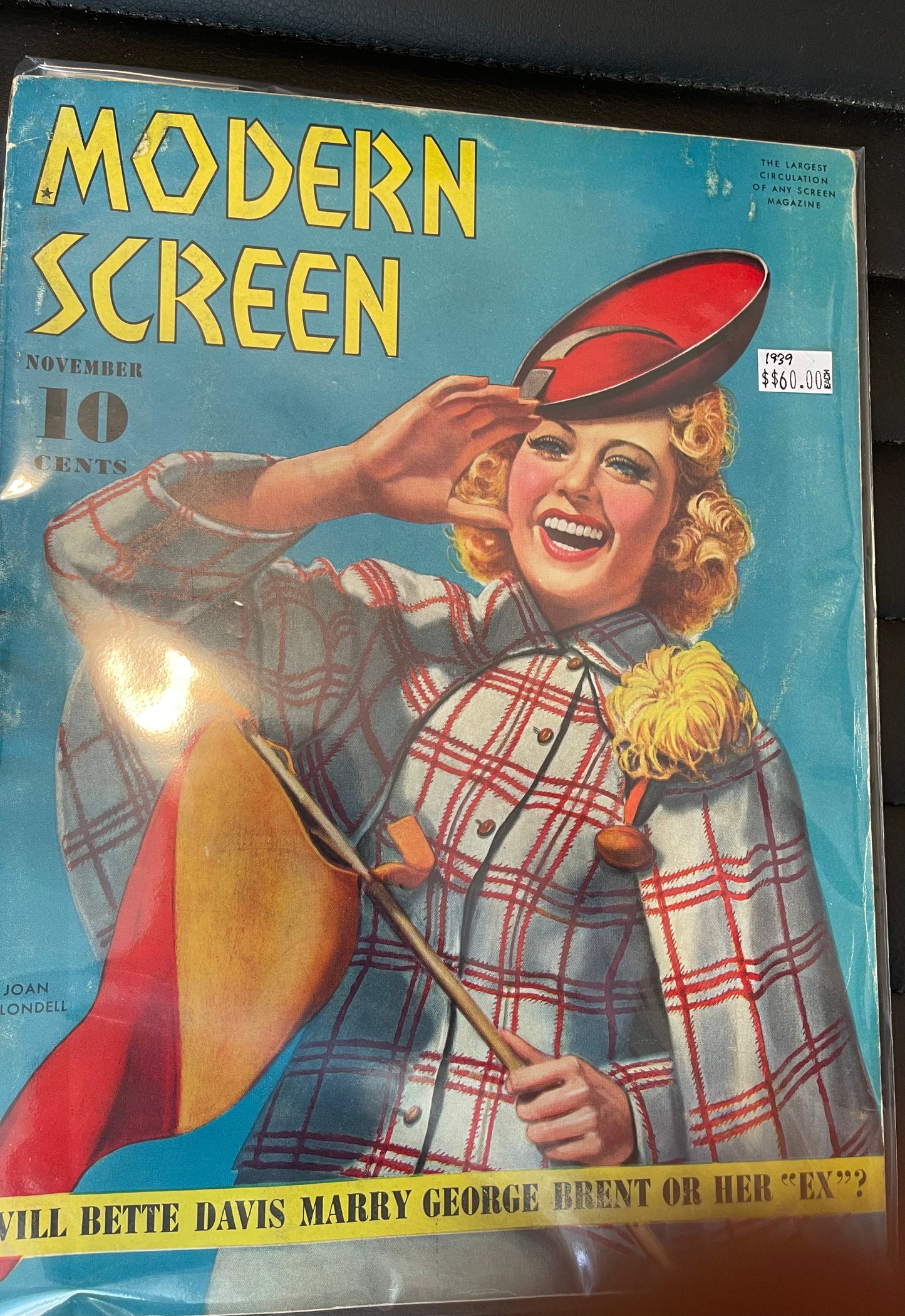 Modern Screen movie magazine 1939