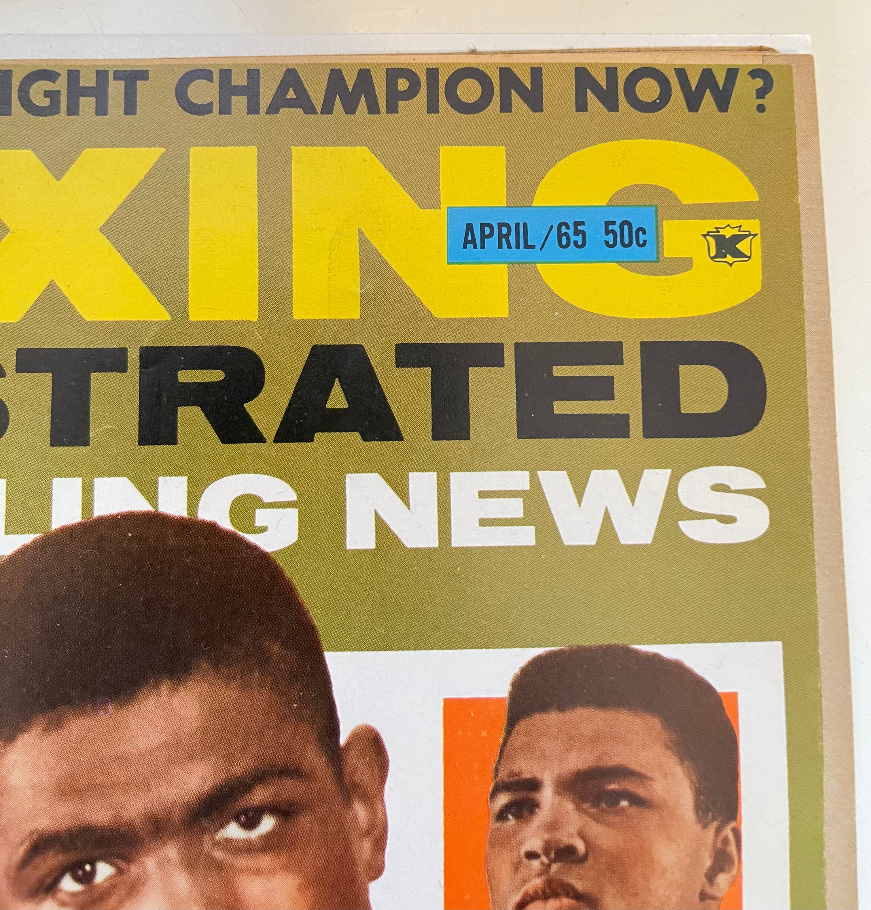 Muhammad Ali Boxing magazine 1965