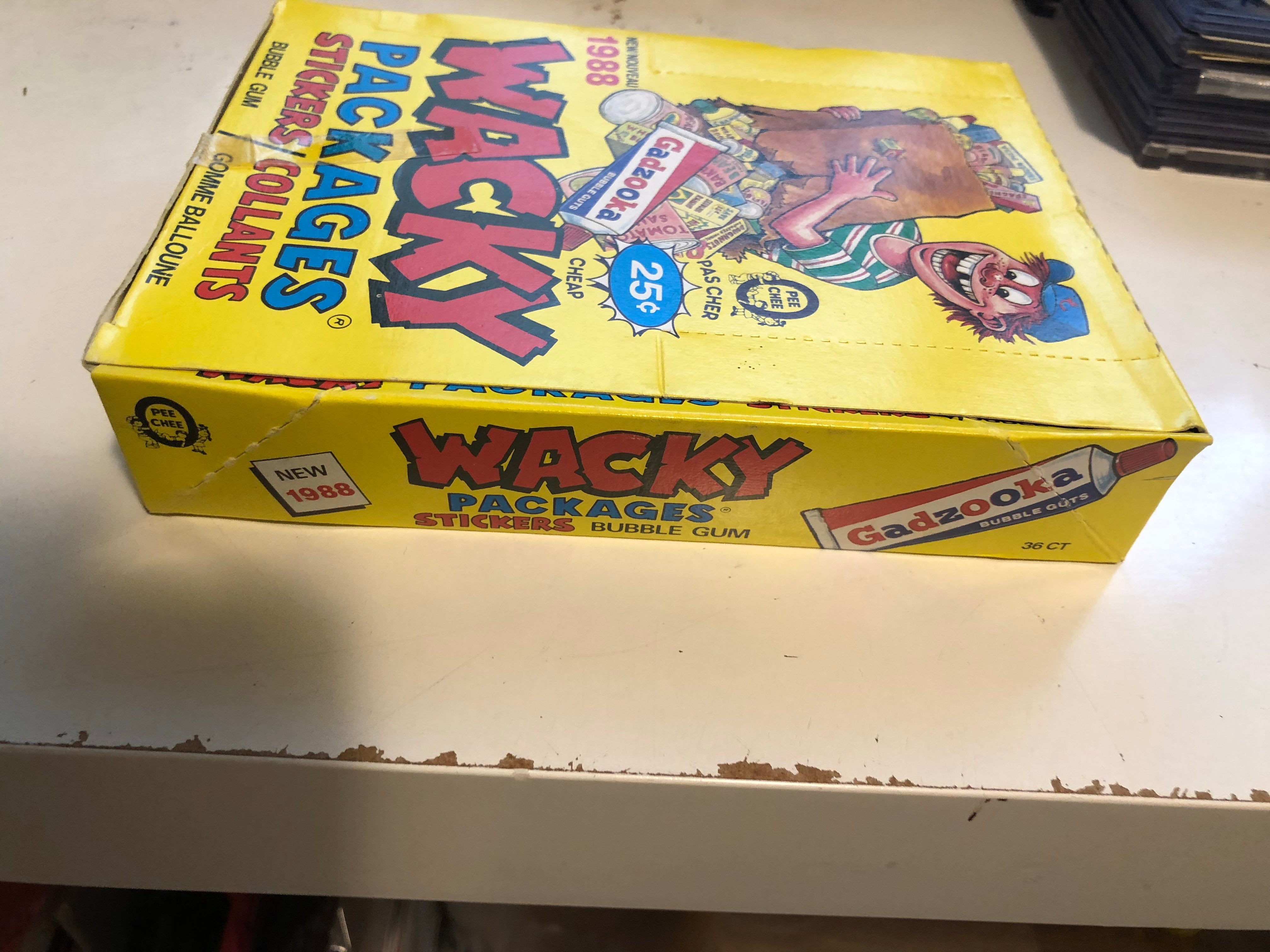 1988 opc Wacky Packages stickers rare 36 packs box