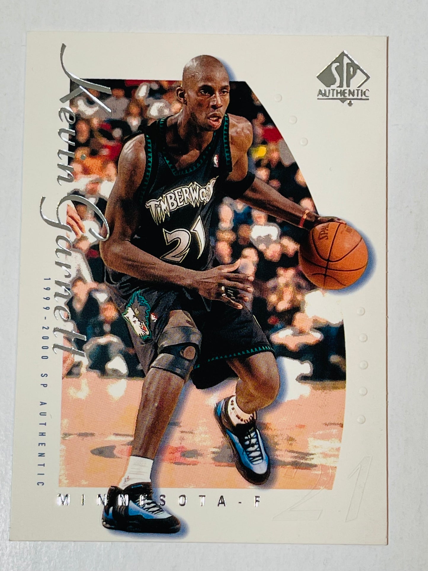 Kevin Garnett SP upperdeck basketball promo card 1999