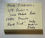 Fiorucci stickers Panini 49 packs rare box 1984