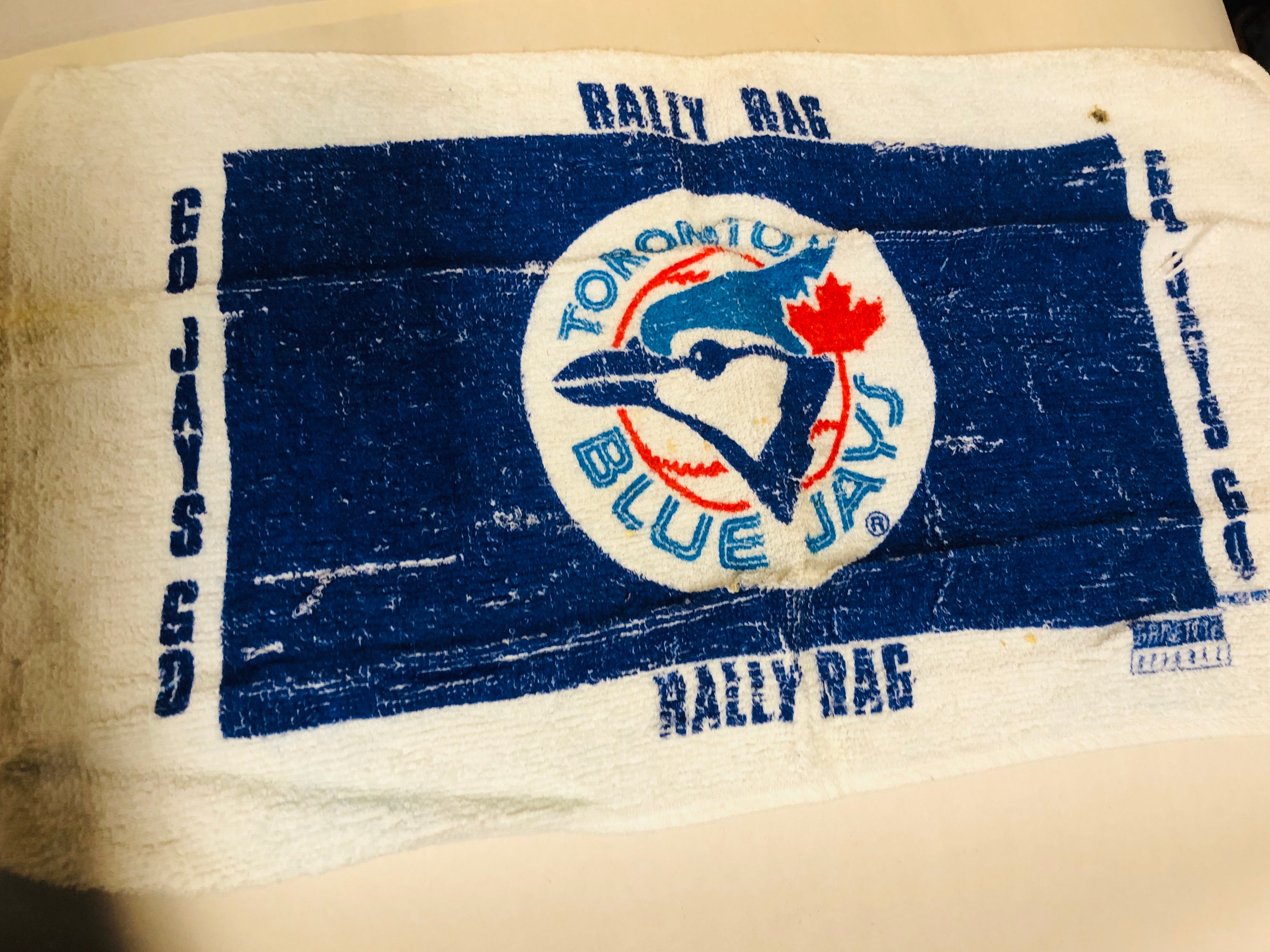Toronto Blue Jays baseball rally tag 1990s