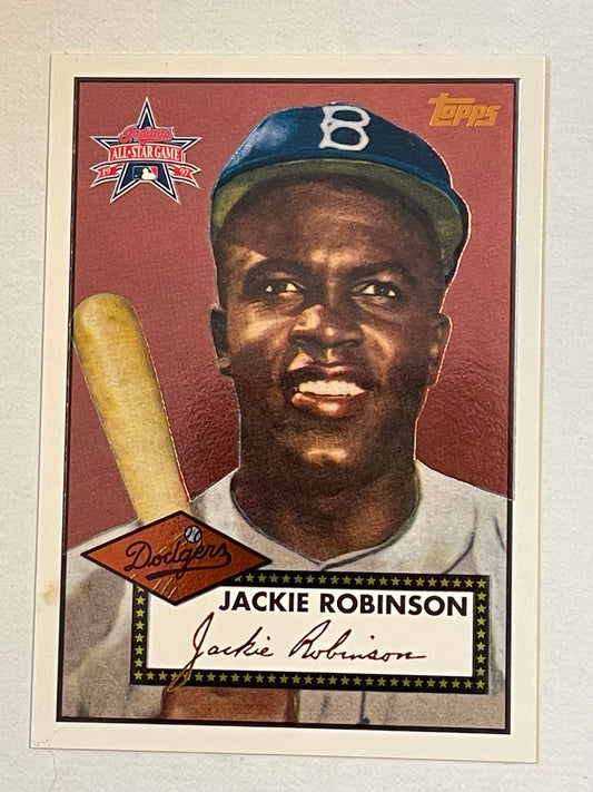 Jackie Robinson rare baseball foil insert card 1997