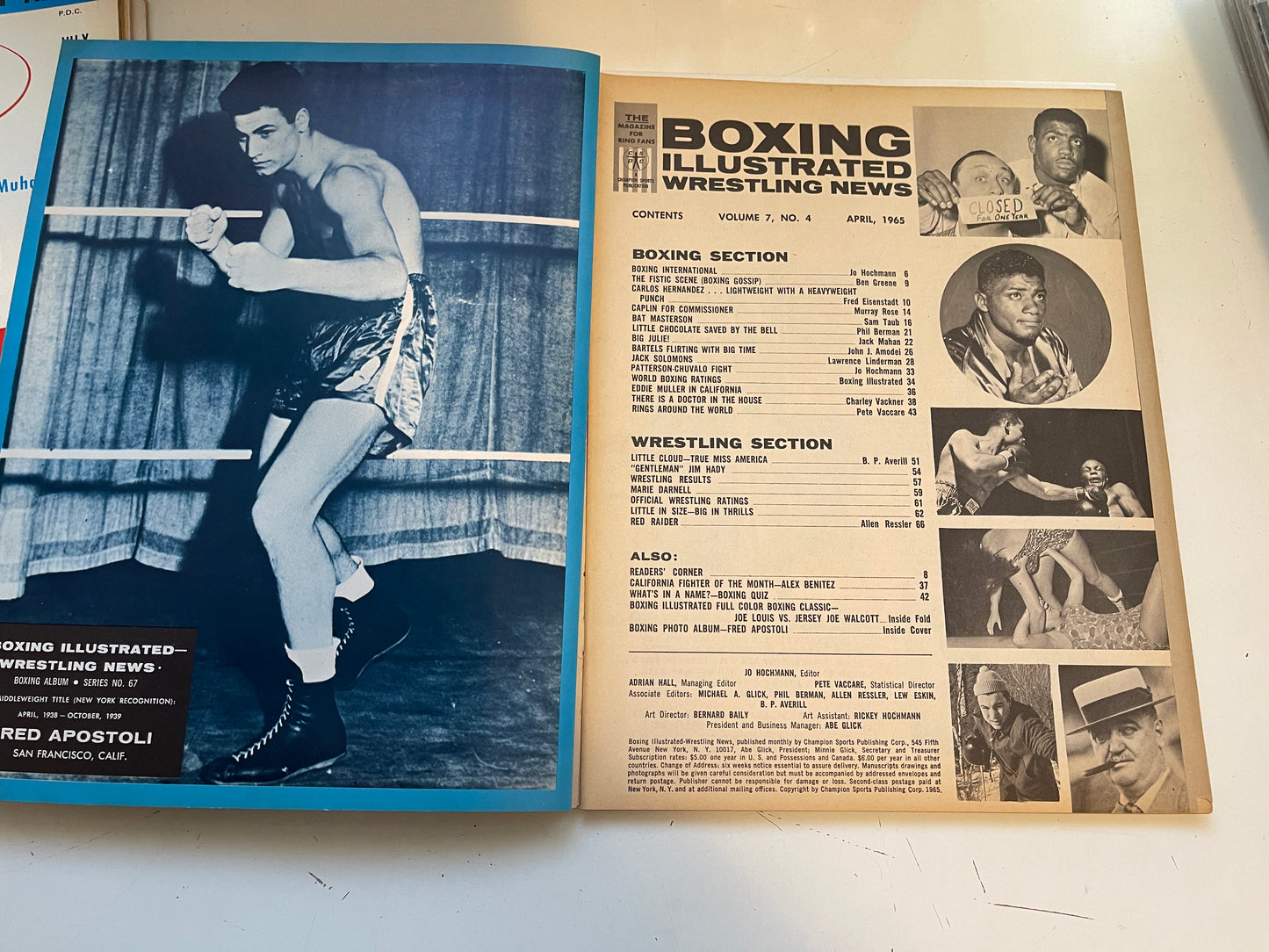 Muhammad Ali Boxing magazine 1965