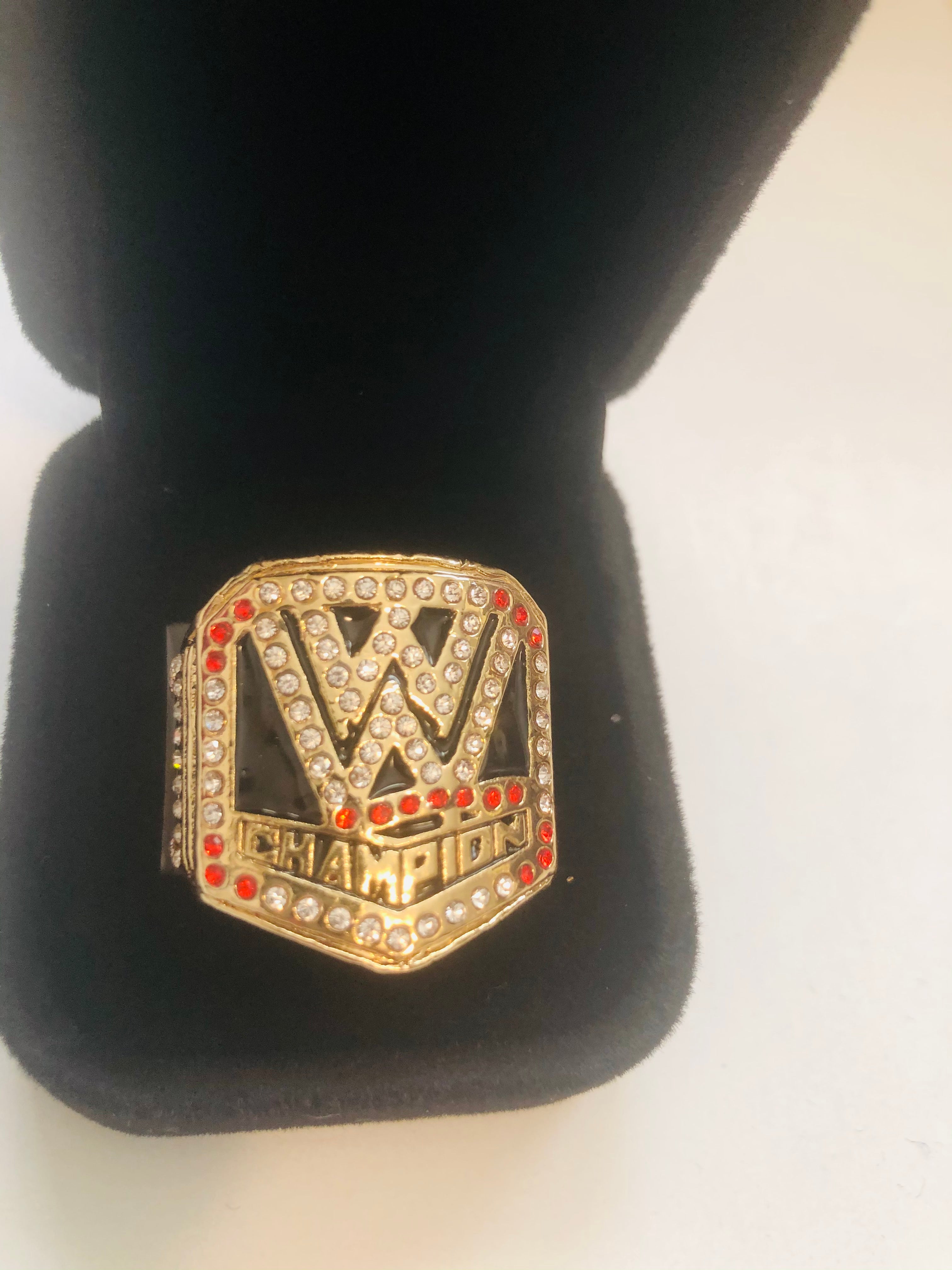 WWF wrestling replica ring with holder