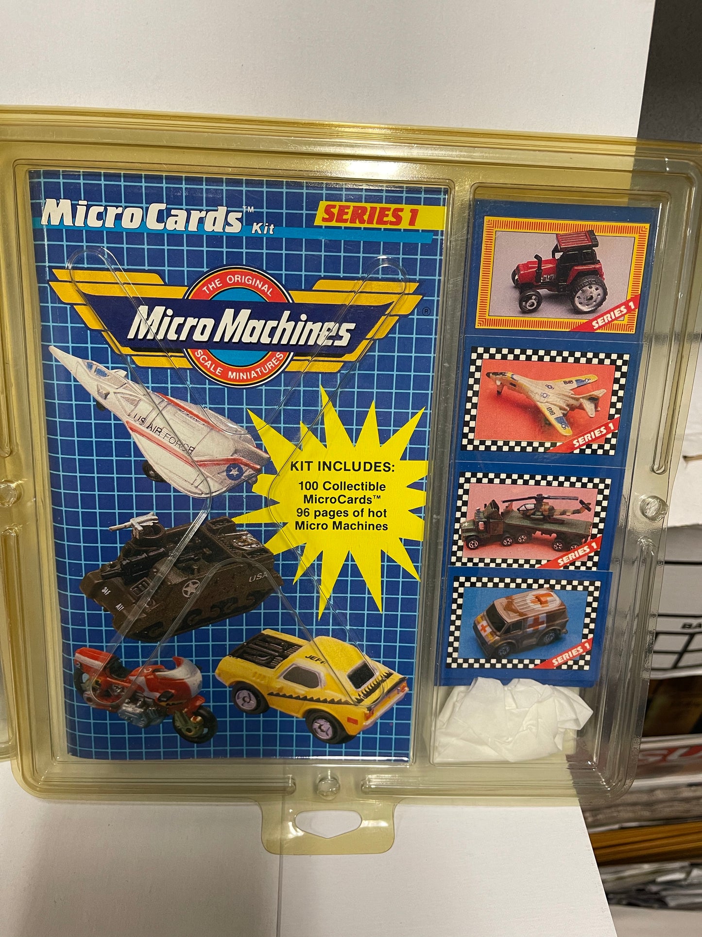 Micro Machines Series 1 and 2 cards sets with both albums 1980s-1990s